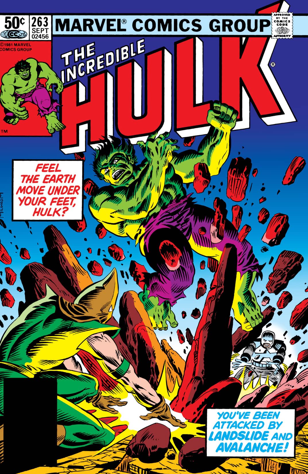 Cover of The Incredible Hulk #263
