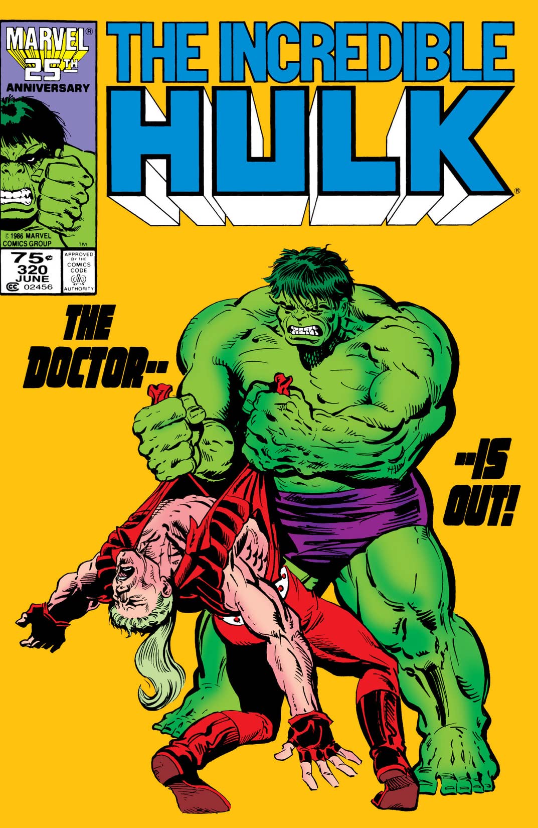 Cover of The Incredible Hulk #320