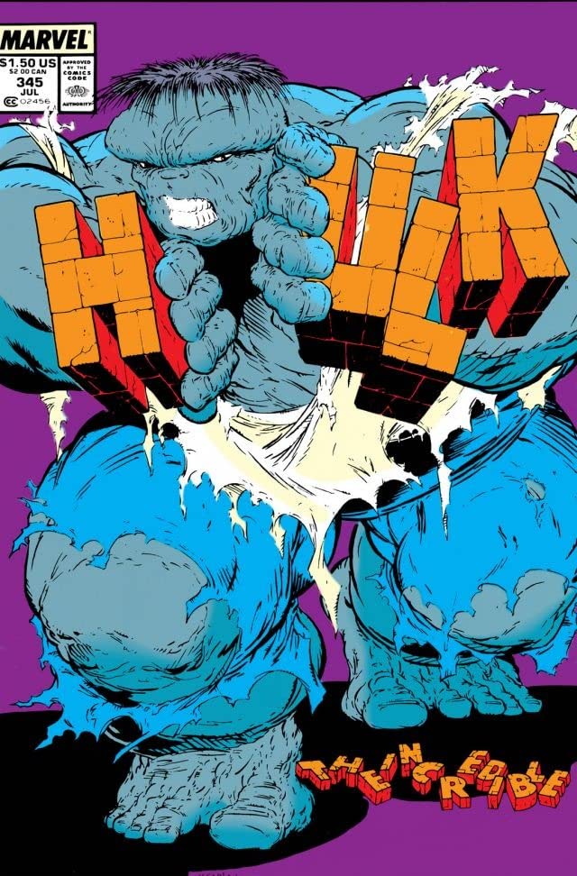 The Incredible Hulk #345 cover