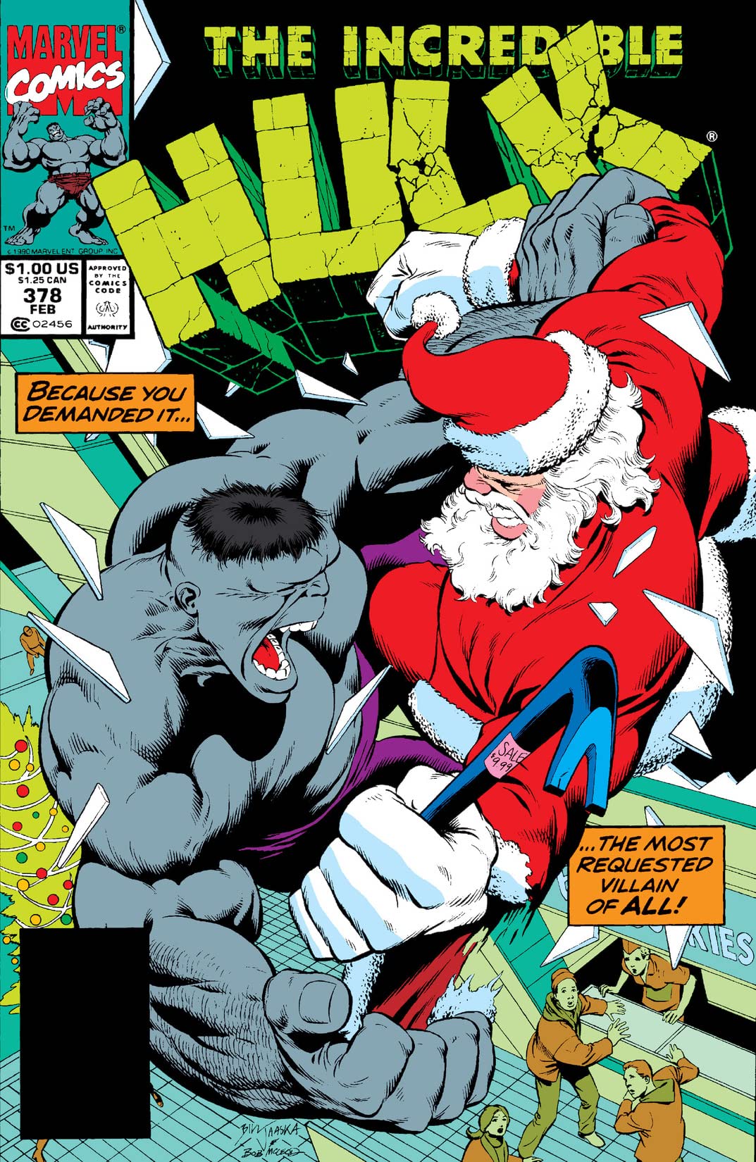 The Incredible Hulk #378 cover