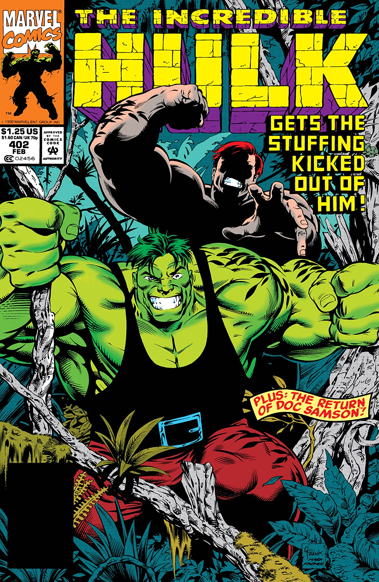 The Incredible Hulk #402 cover