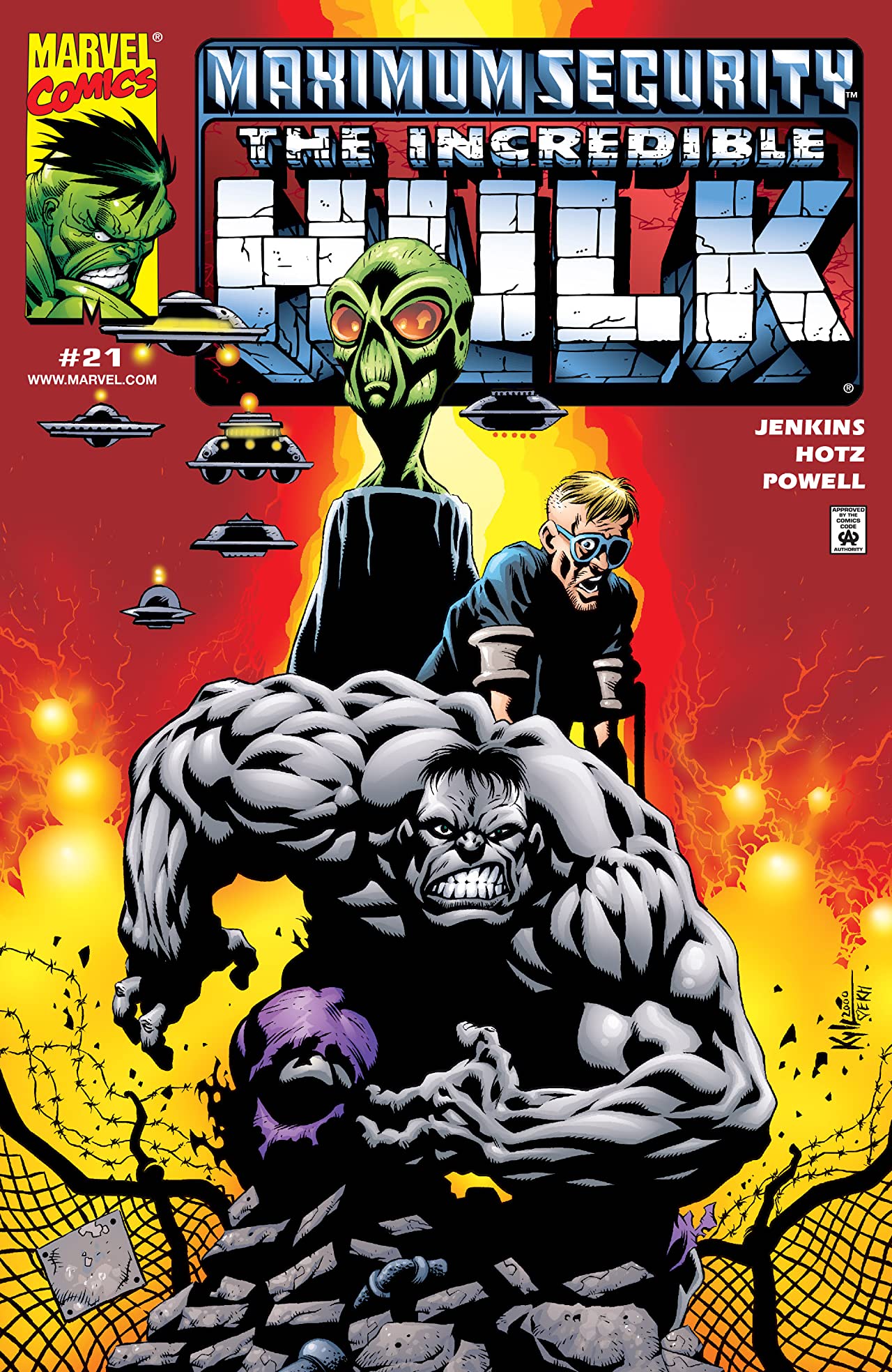 Cover of Incredible Hulk #21