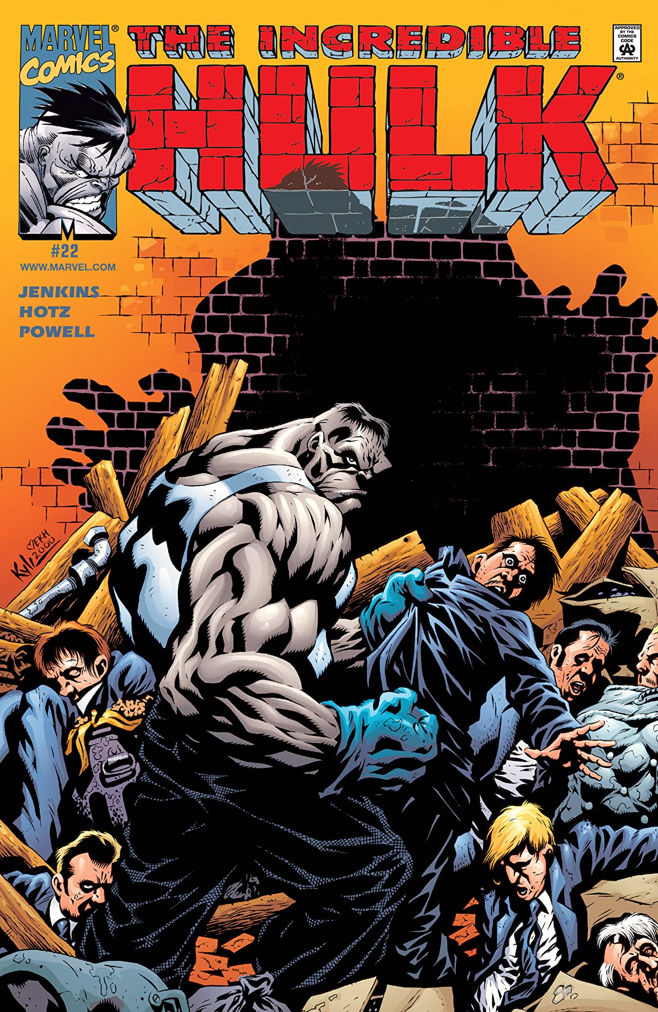 Incredible Hulk (2000) #22 cover