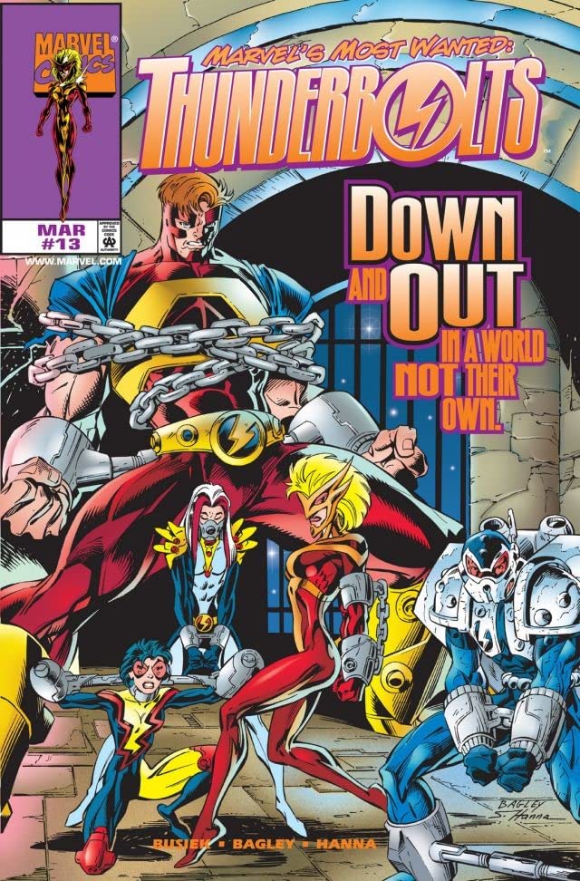 Thunderbolts (1997) #13 cover