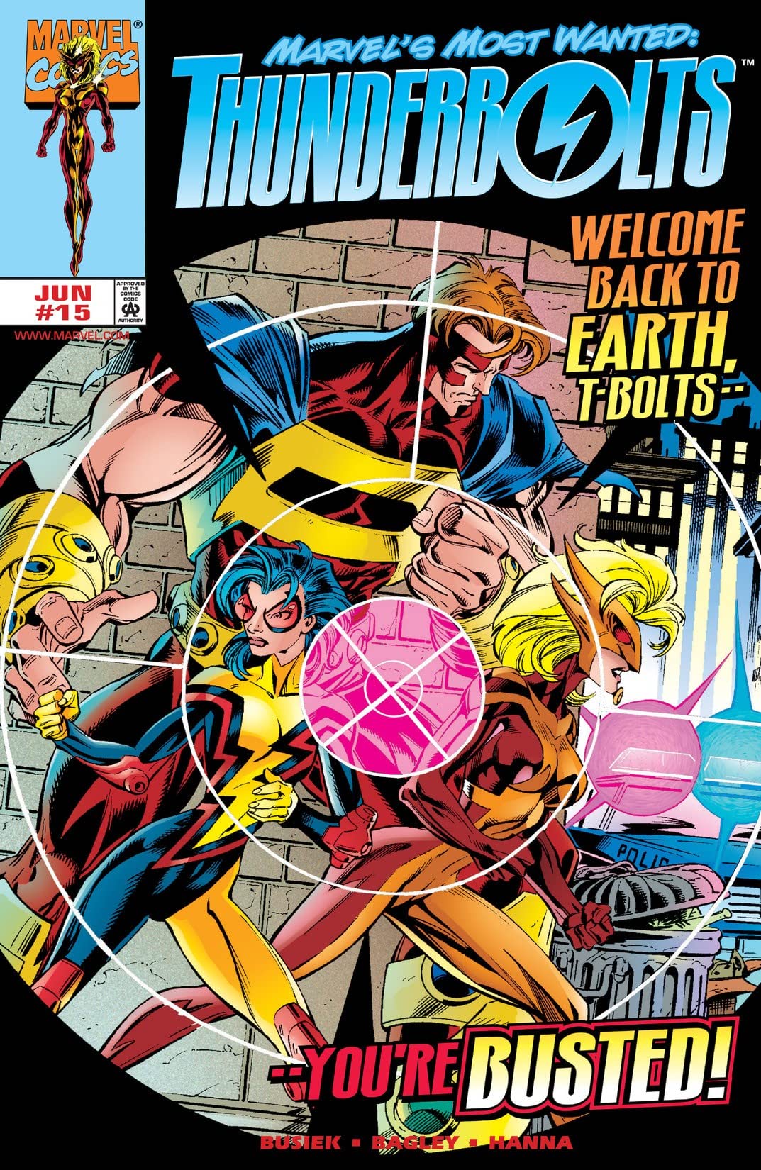 Thunderbolts (1997) #15 cover