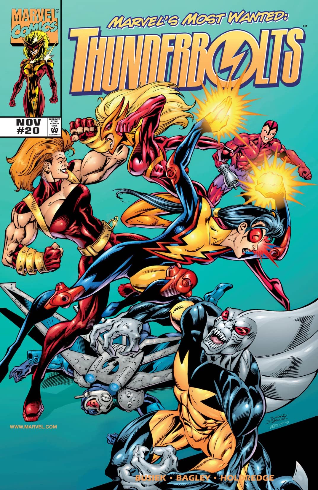 Thunderbolts (1997) #20 cover