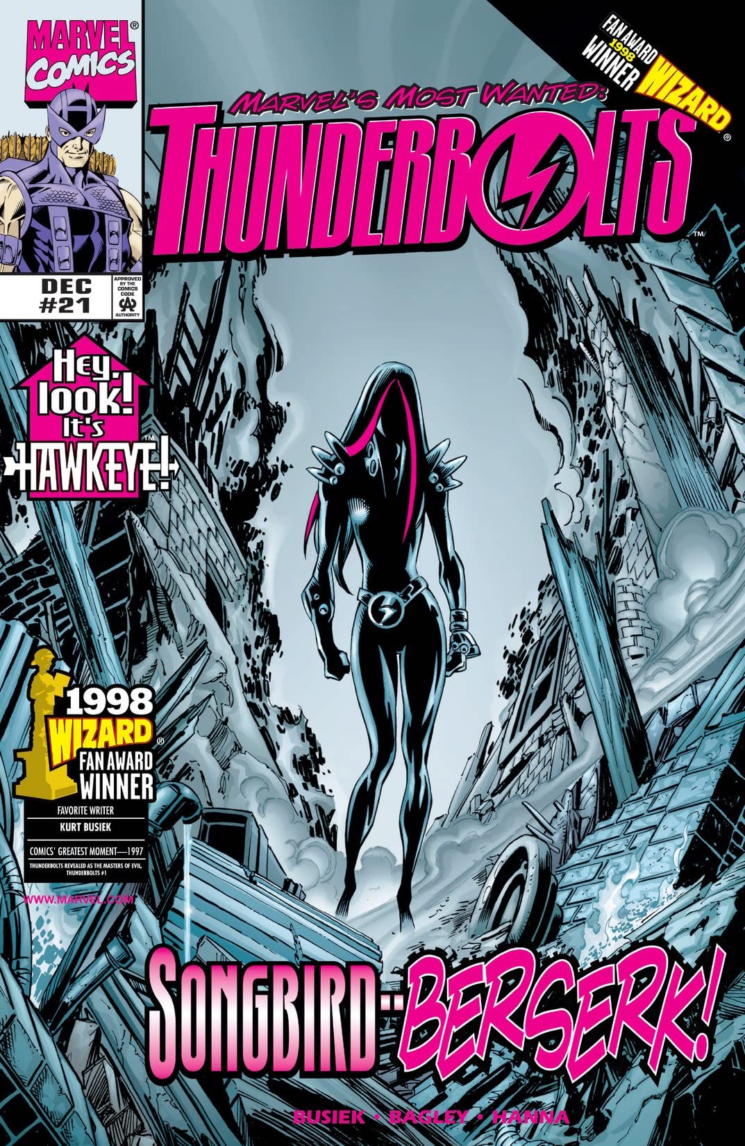 Thunderbolts (1997) #21 cover