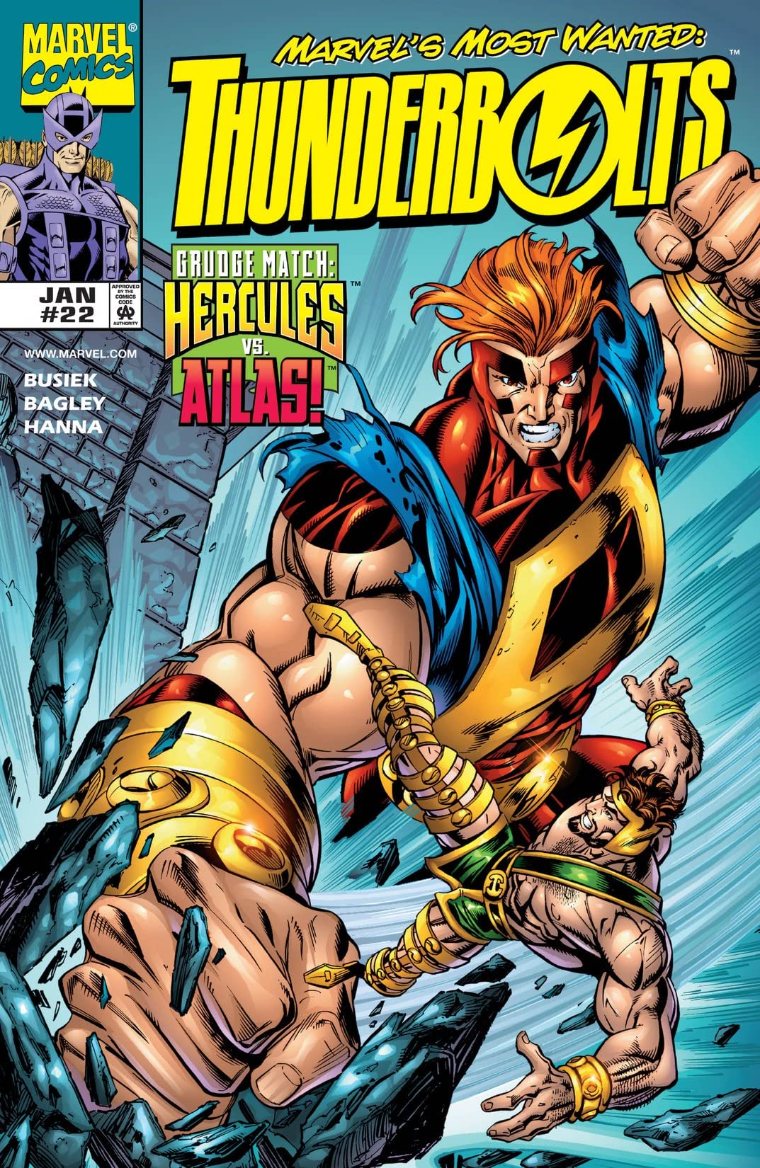 Thunderbolts (1997) #22 cover