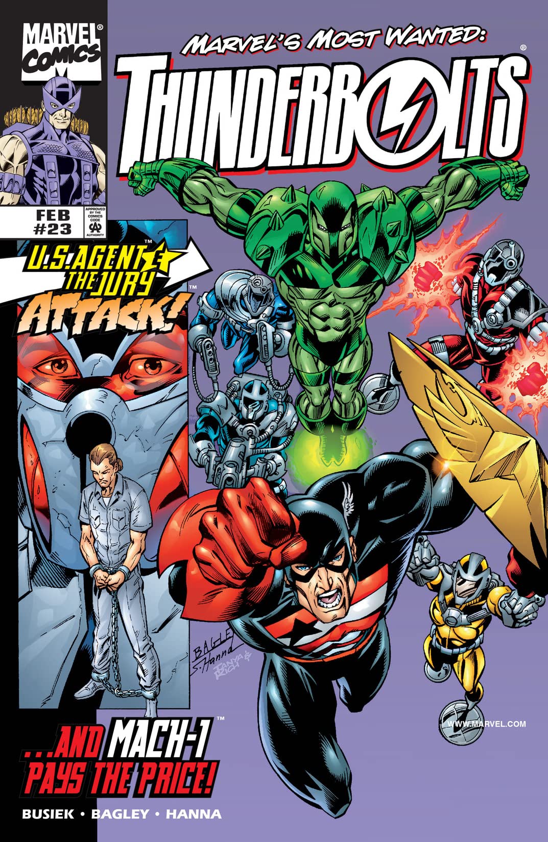 Thunderbolts (1997) #23 cover