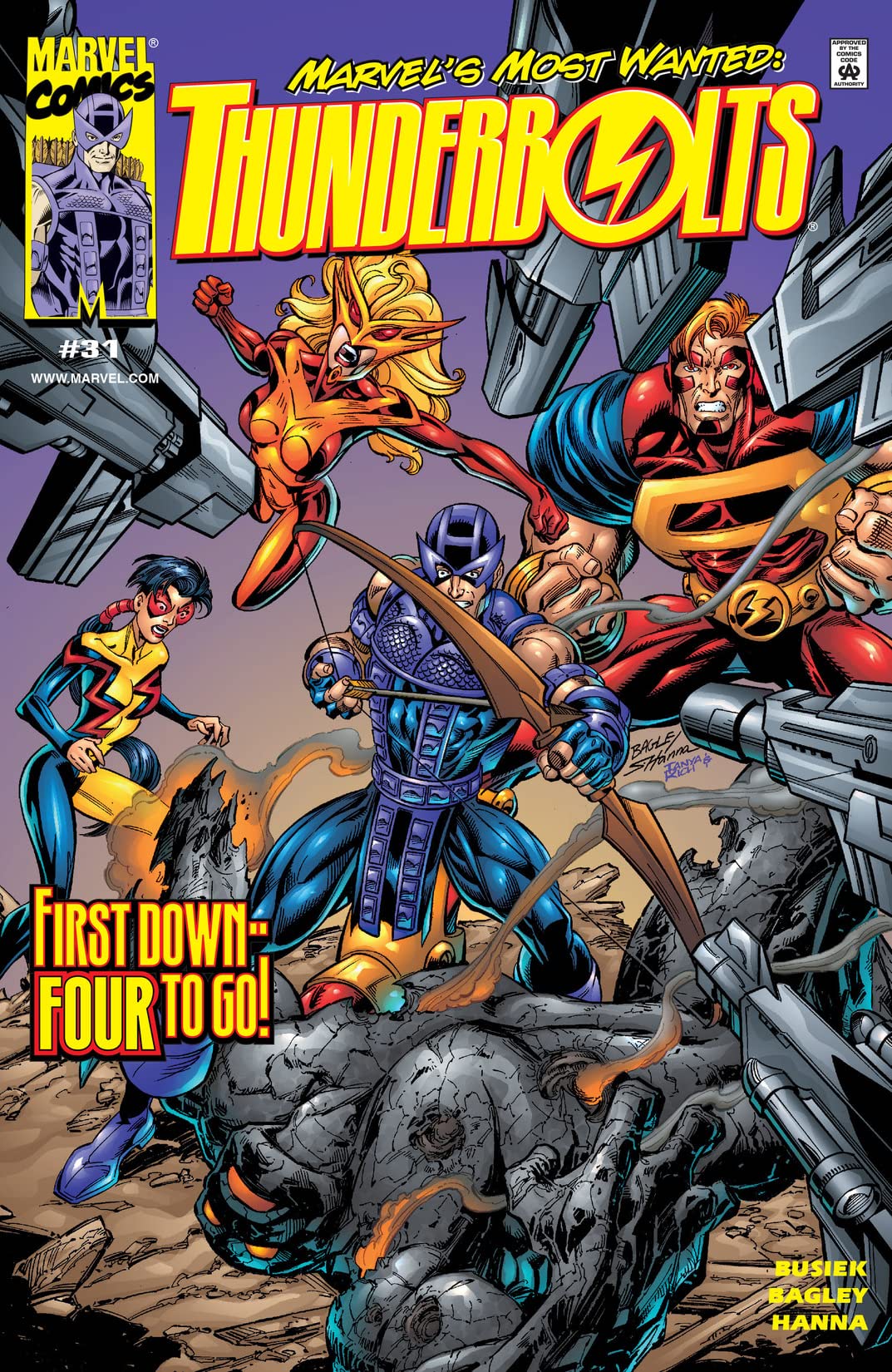 Thunderbolts (1997) #31 cover