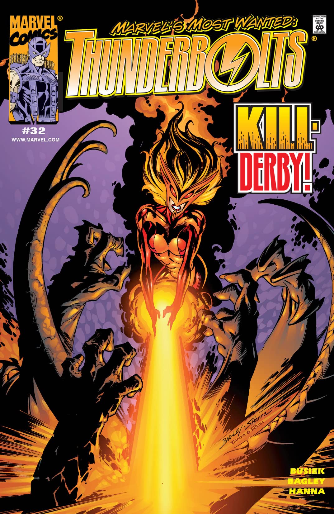 Thunderbolts (1997) #32 cover