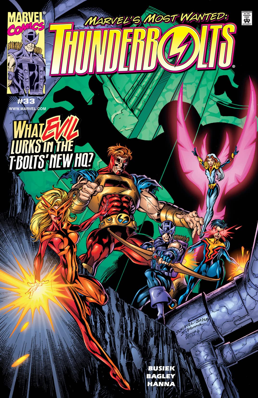Thunderbolts (1997) #33 cover