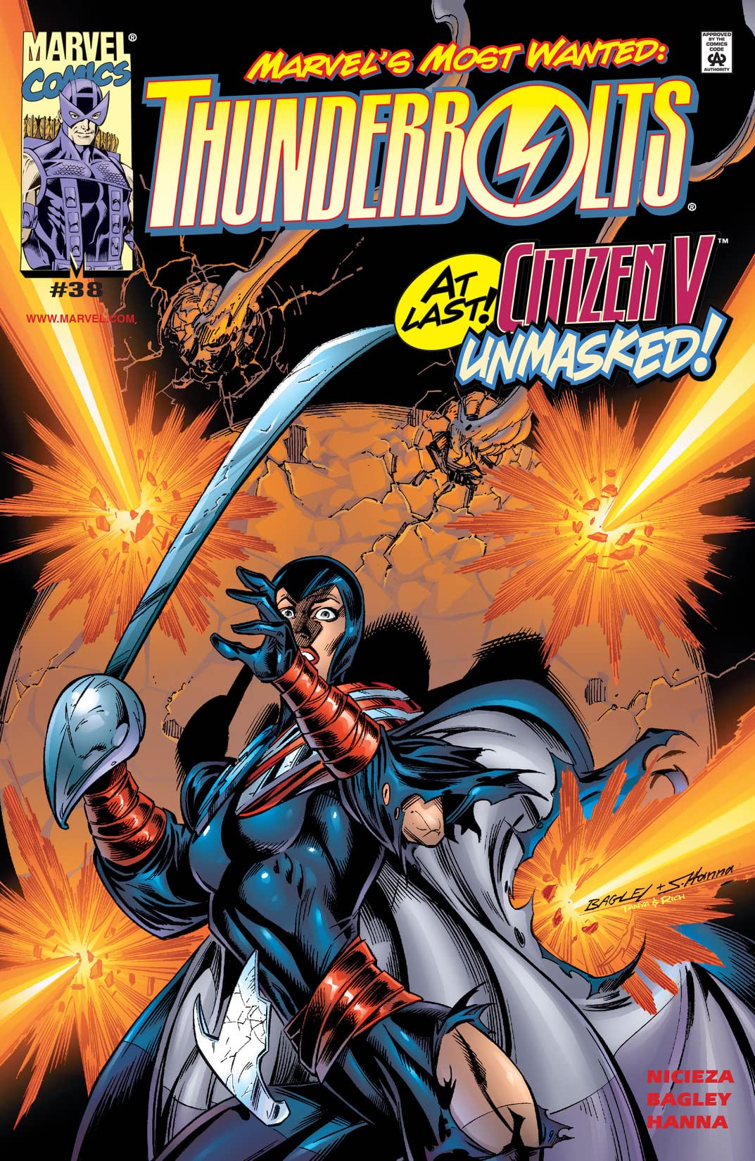 Thunderbolts (1997) #38 cover
