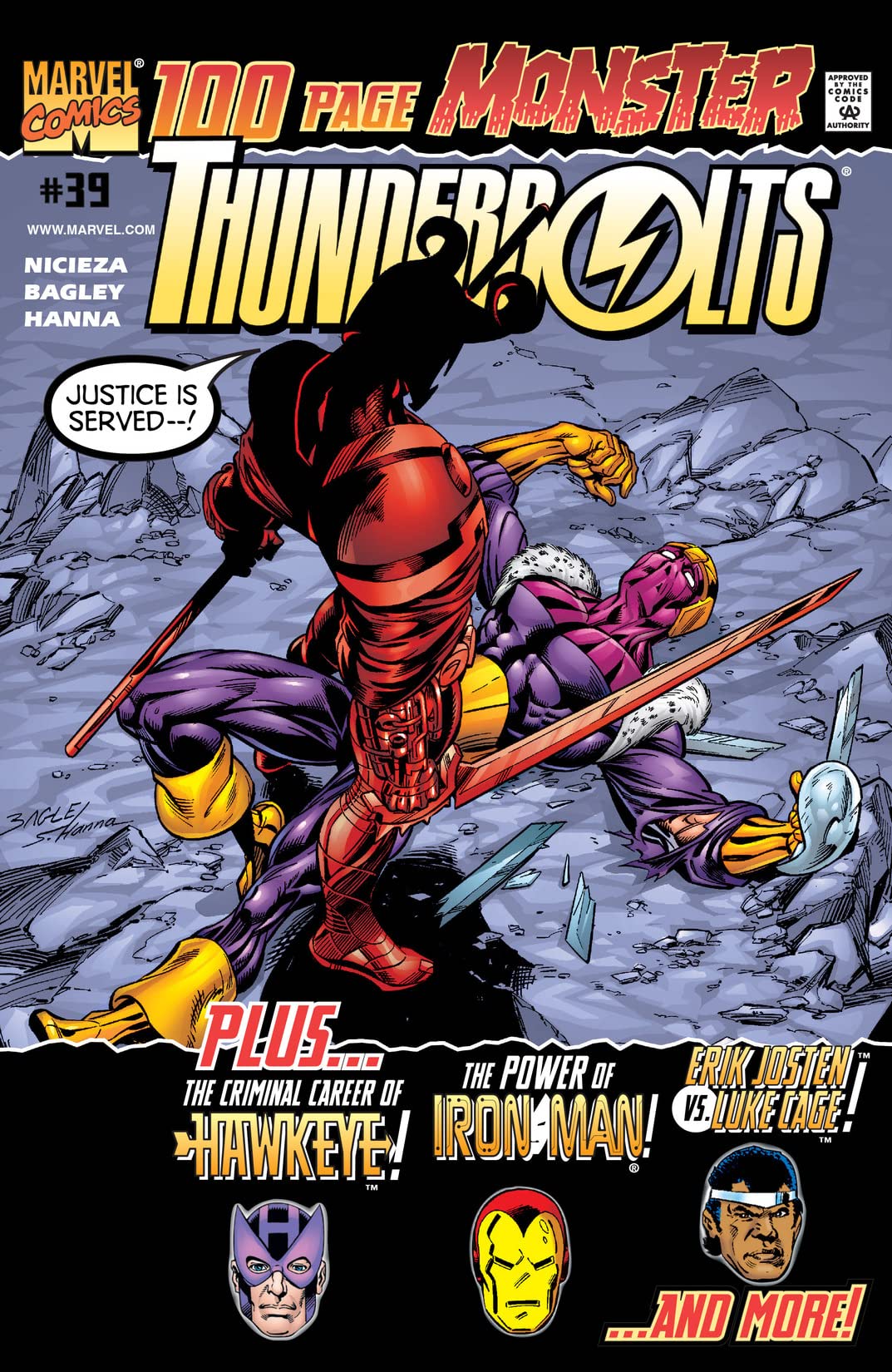 Thunderbolts (1997) #39 cover