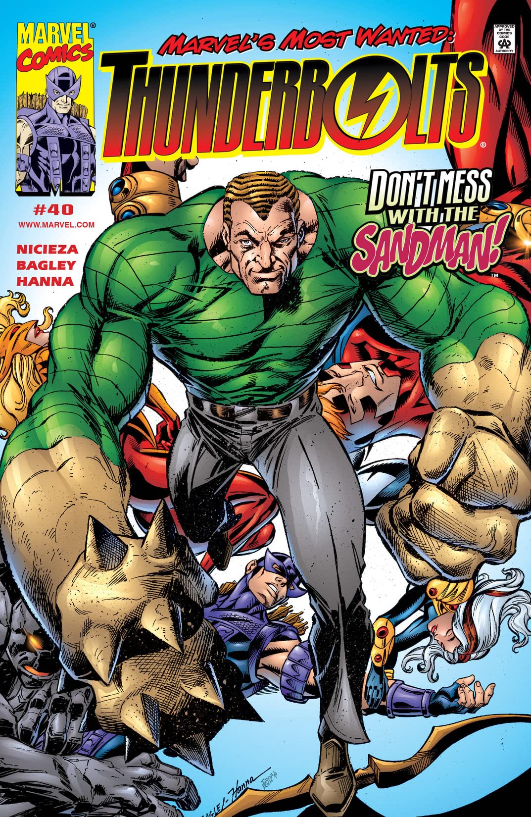 Thunderbolts (1997) #40 cover