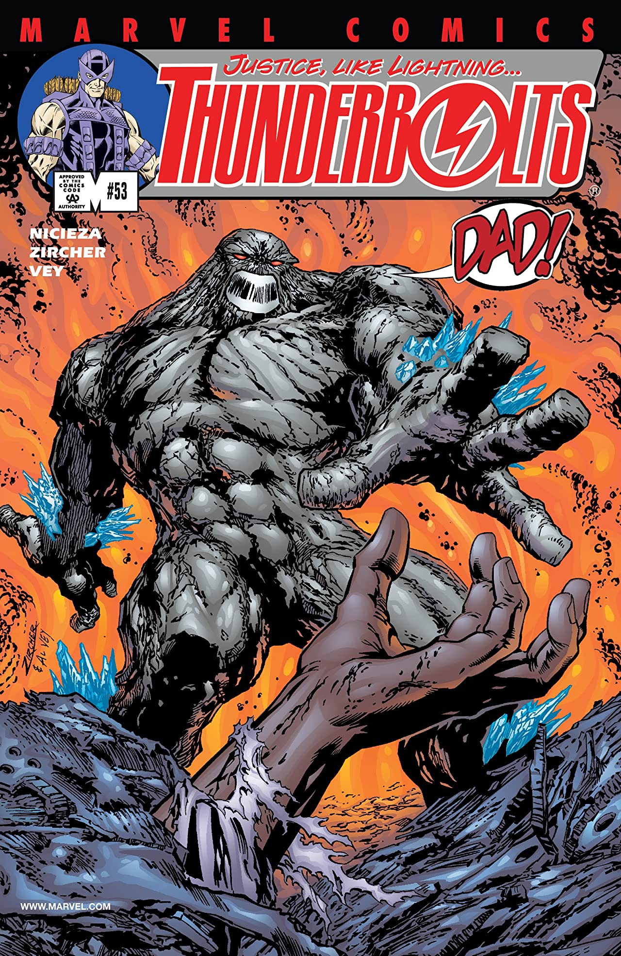 Thunderbolts (1997) #53 cover
