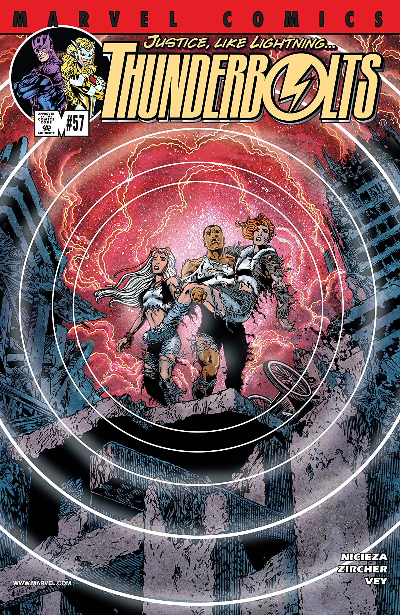 Thunderbolts (1997) #57 cover