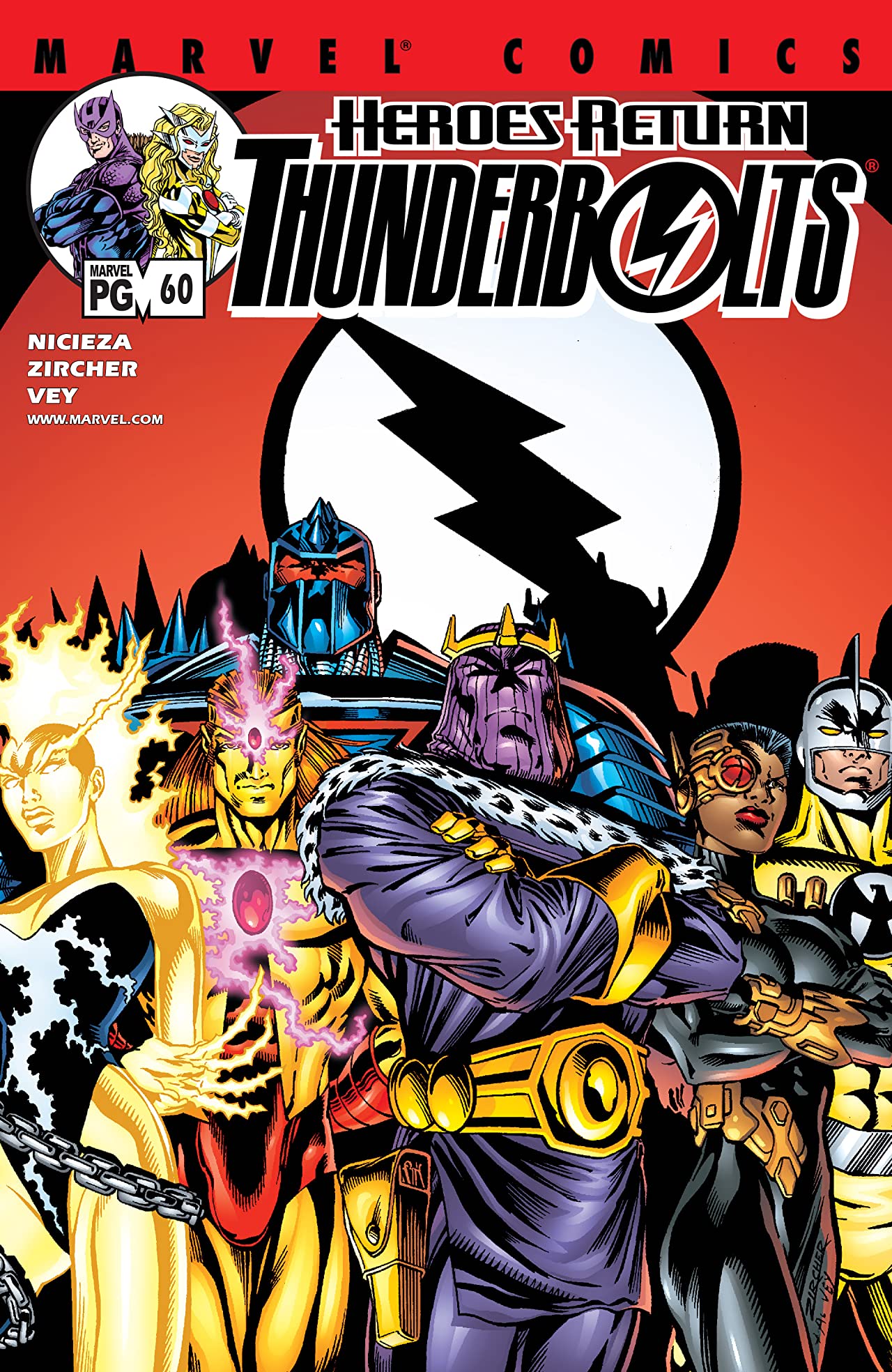 Thunderbolts (1997) #60 cover
