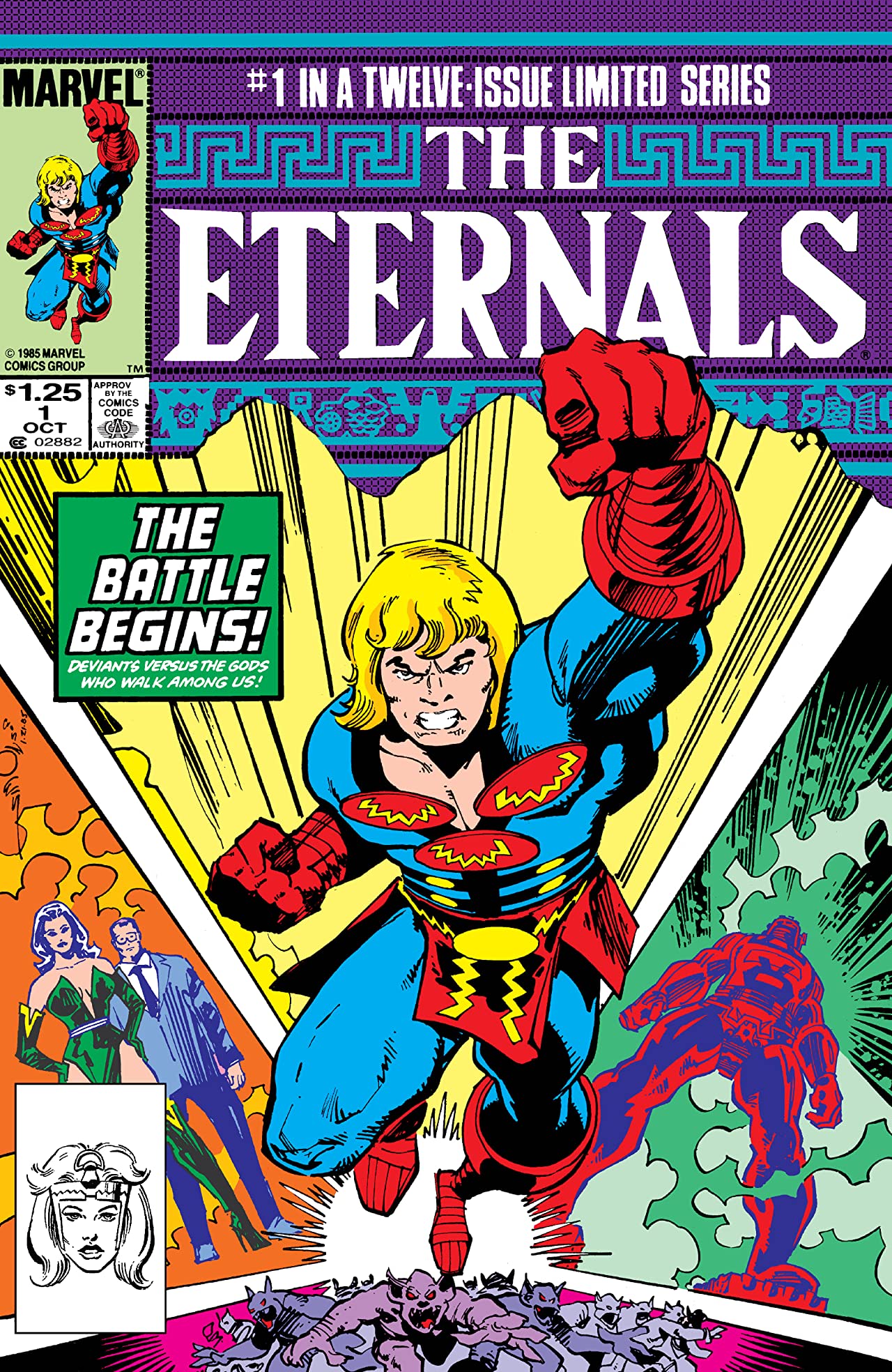 Eternals (1985) #1 cover