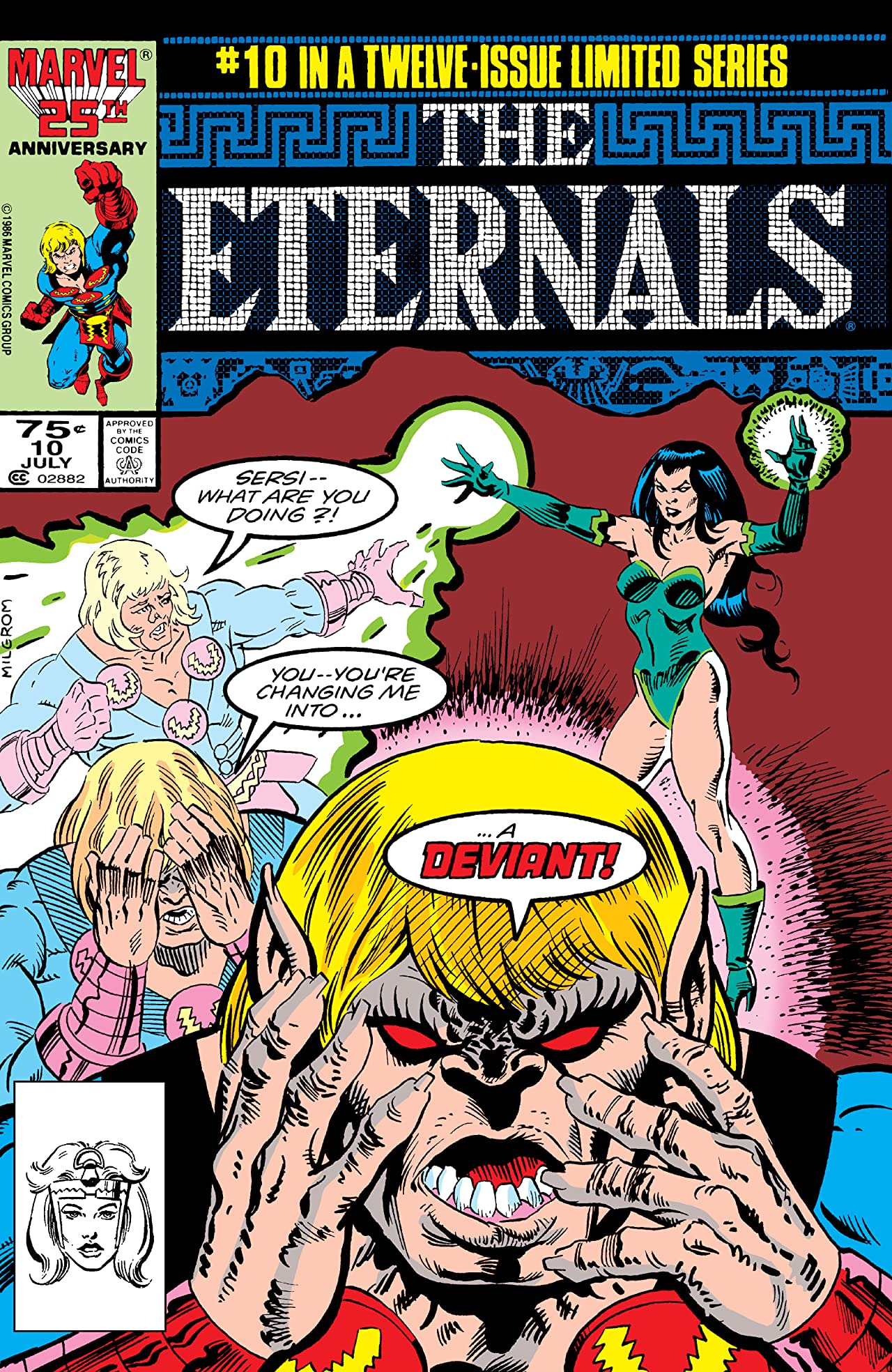 Eternals (1985) #10 cover