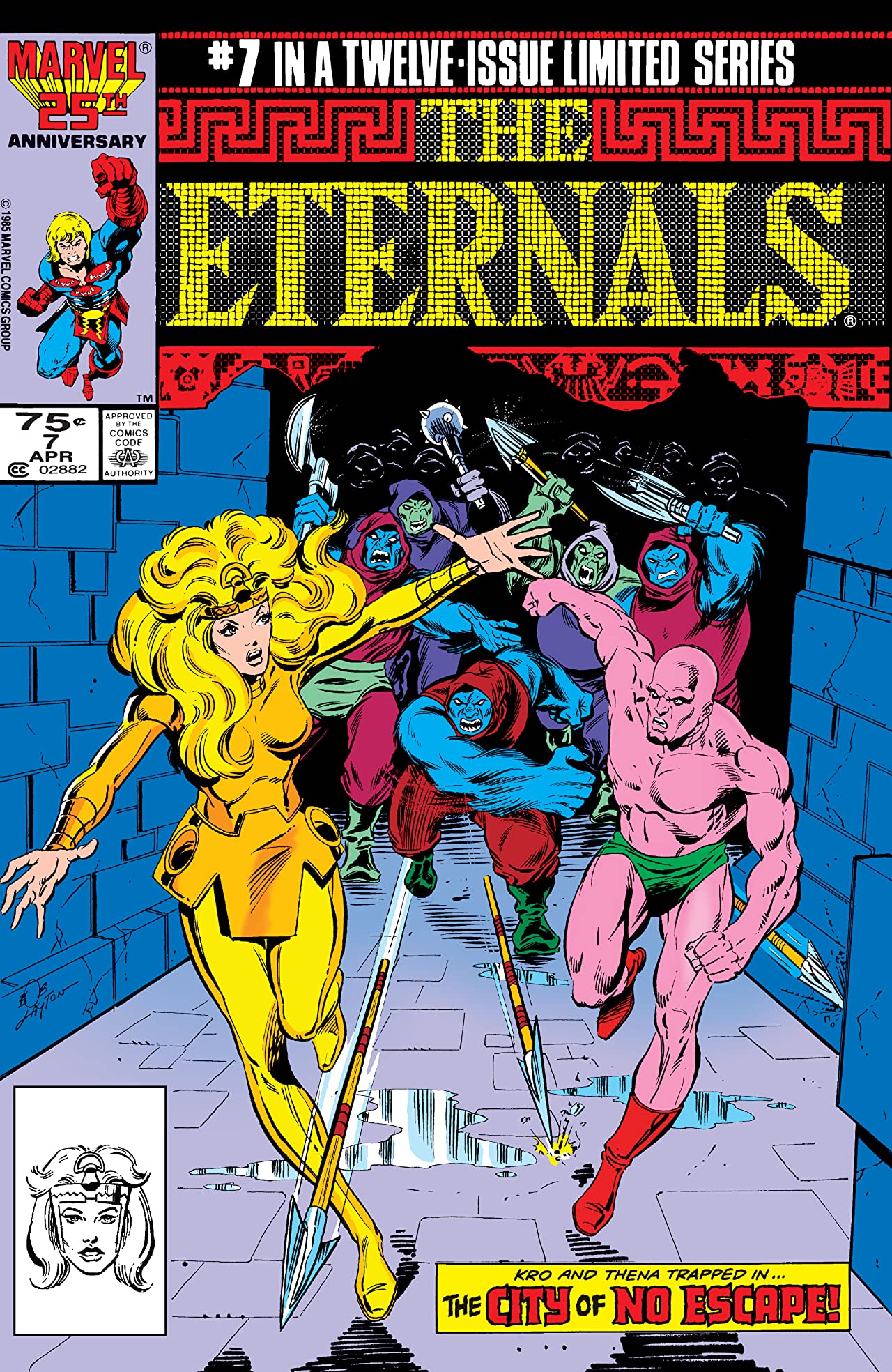 Eternals (1985) #7 cover