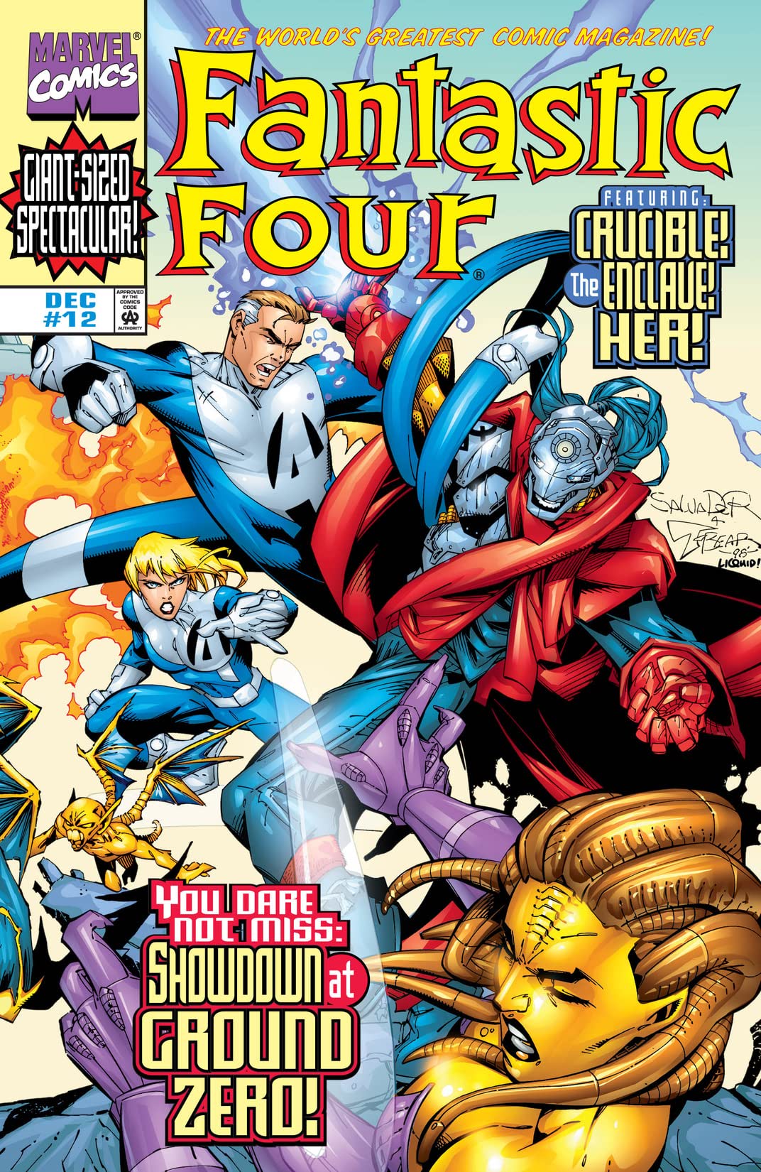 Fantastic Four (1998) #12 cover