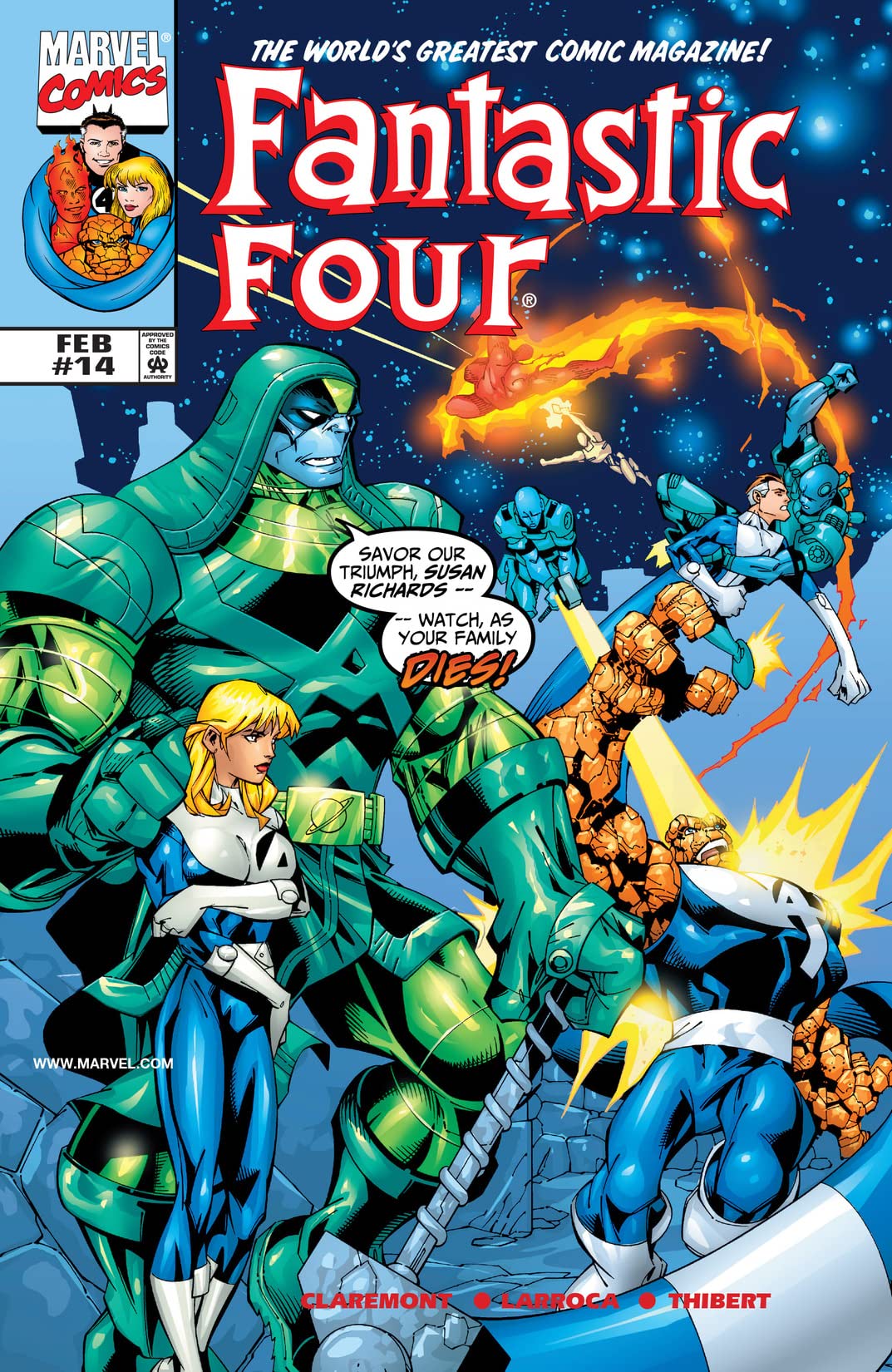 Fantastic Four (1998) #14 cover