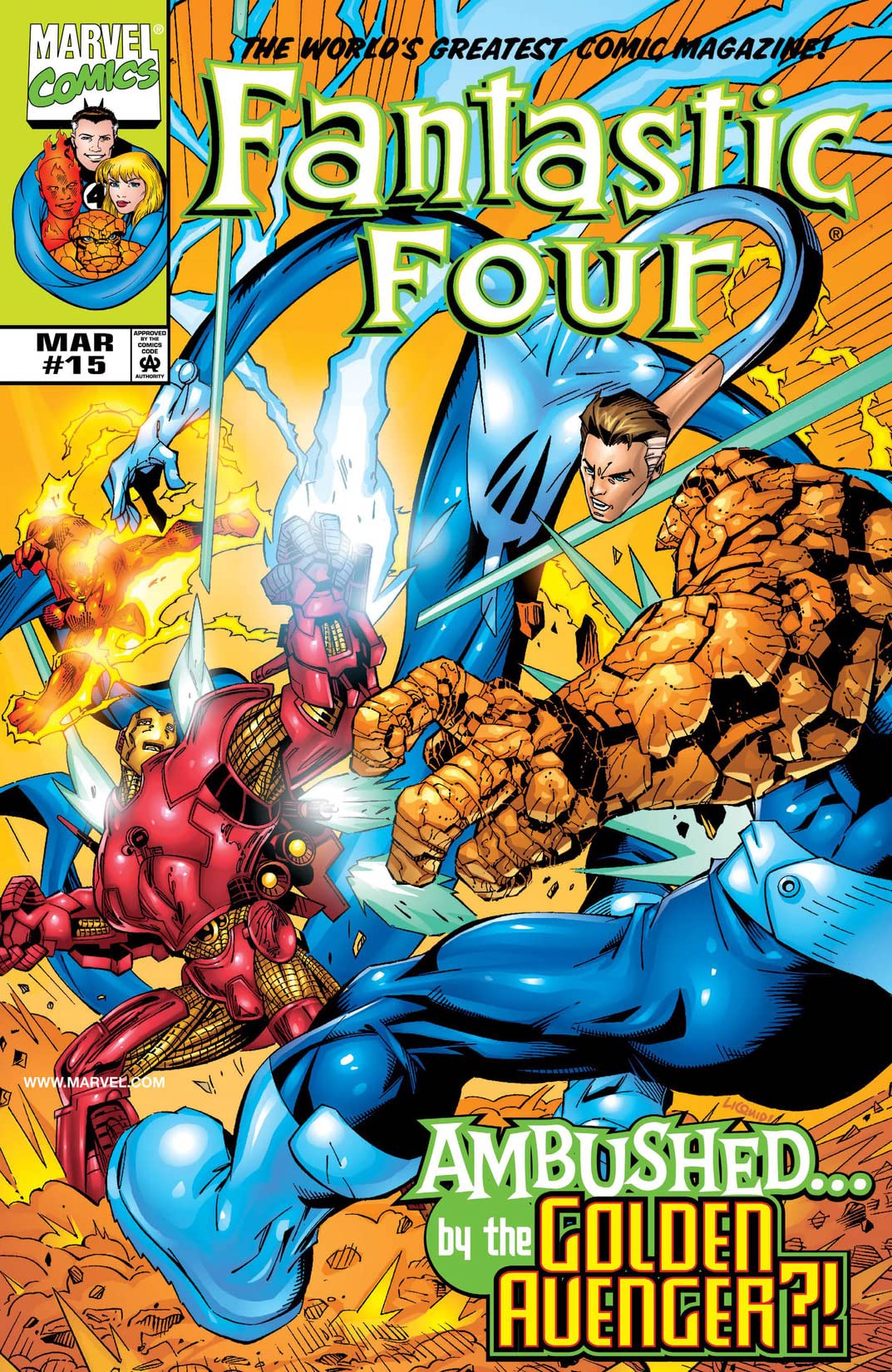 Fantastic Four (1998) #15 cover