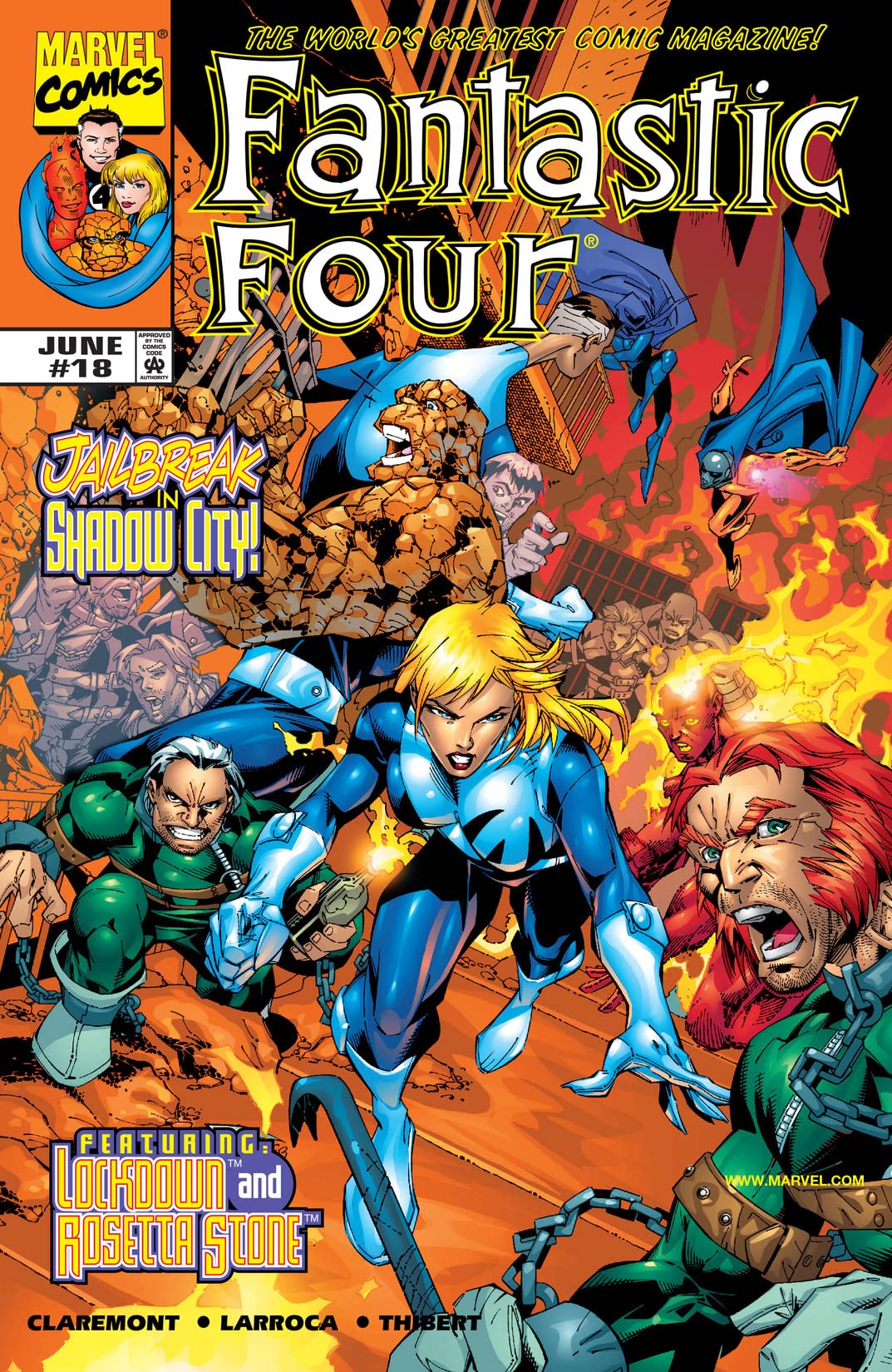Fantastic Four (1998) #18 cover
