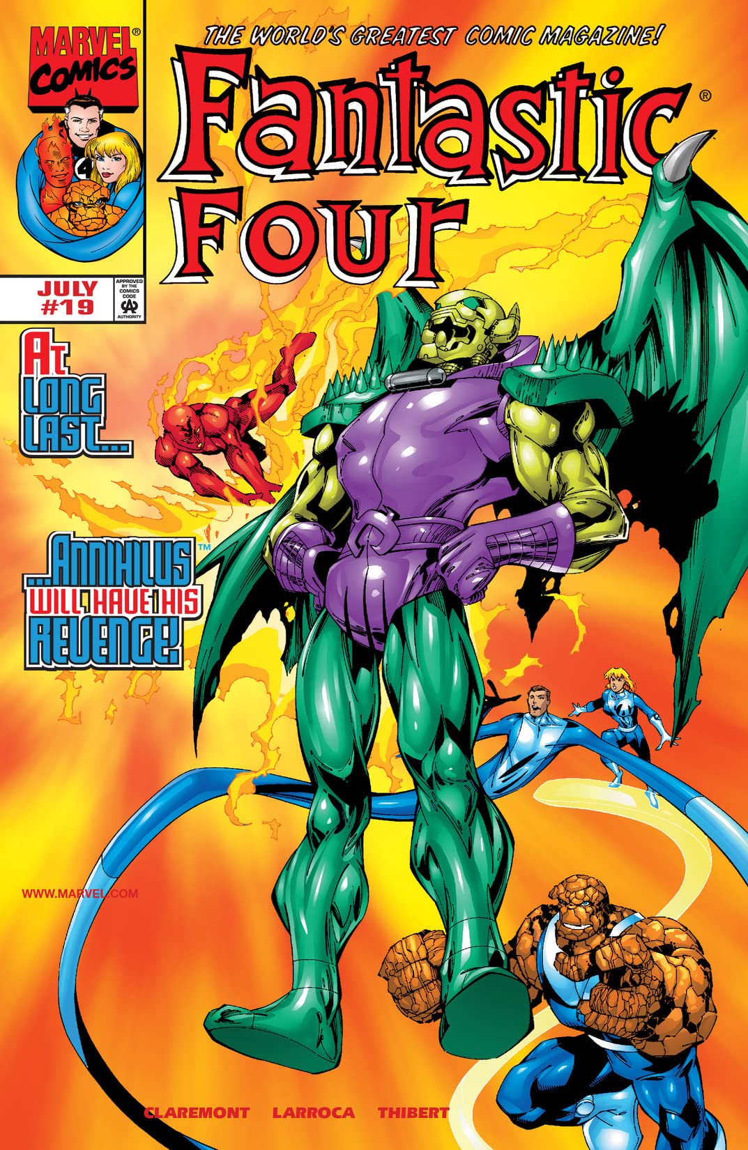 Fantastic Four (1998) #19 cover