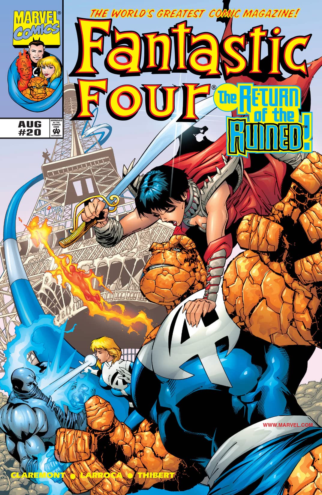 Fantastic Four (1998) #20 cover