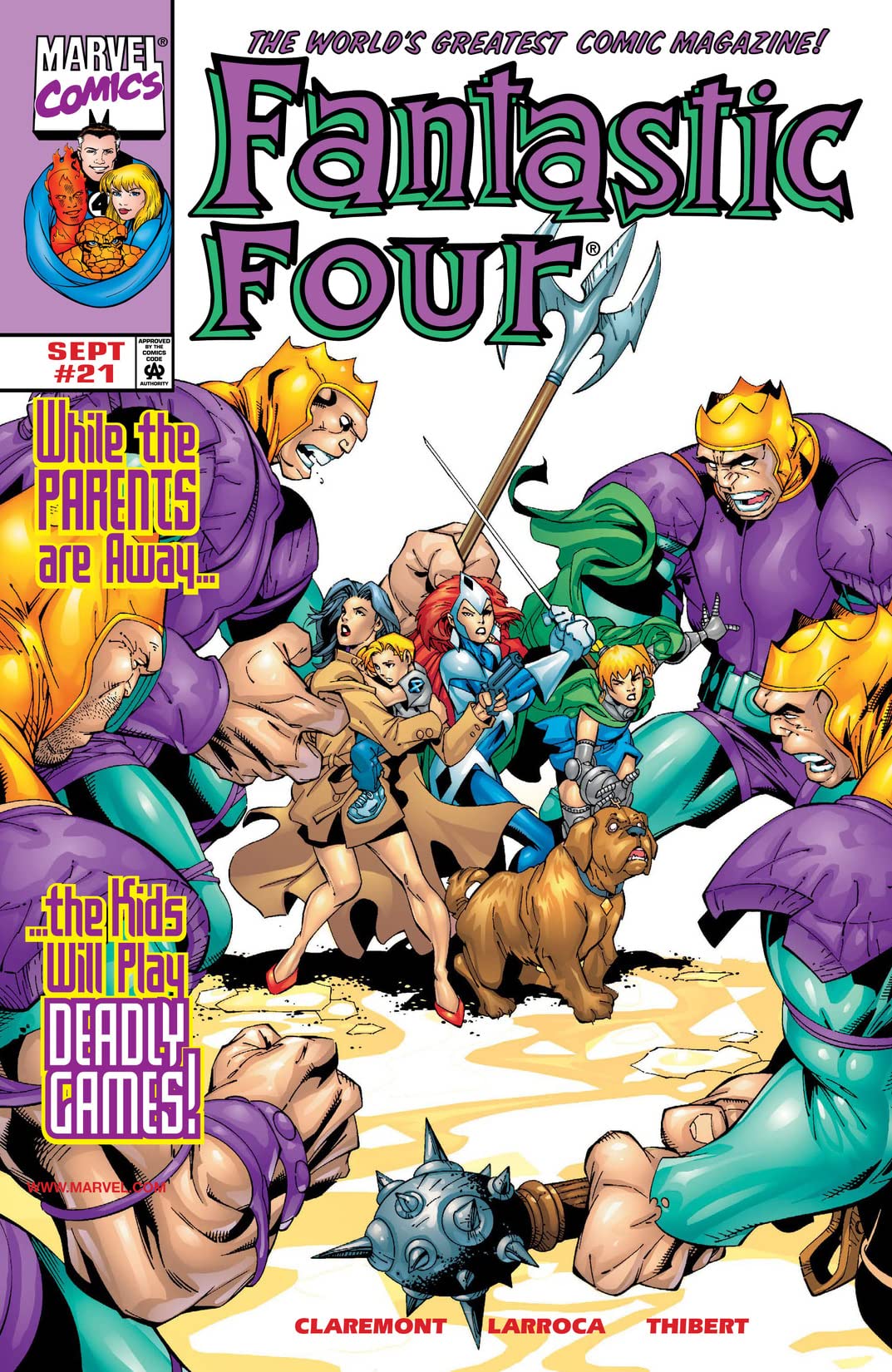 Fantastic Four (1998) #21 cover