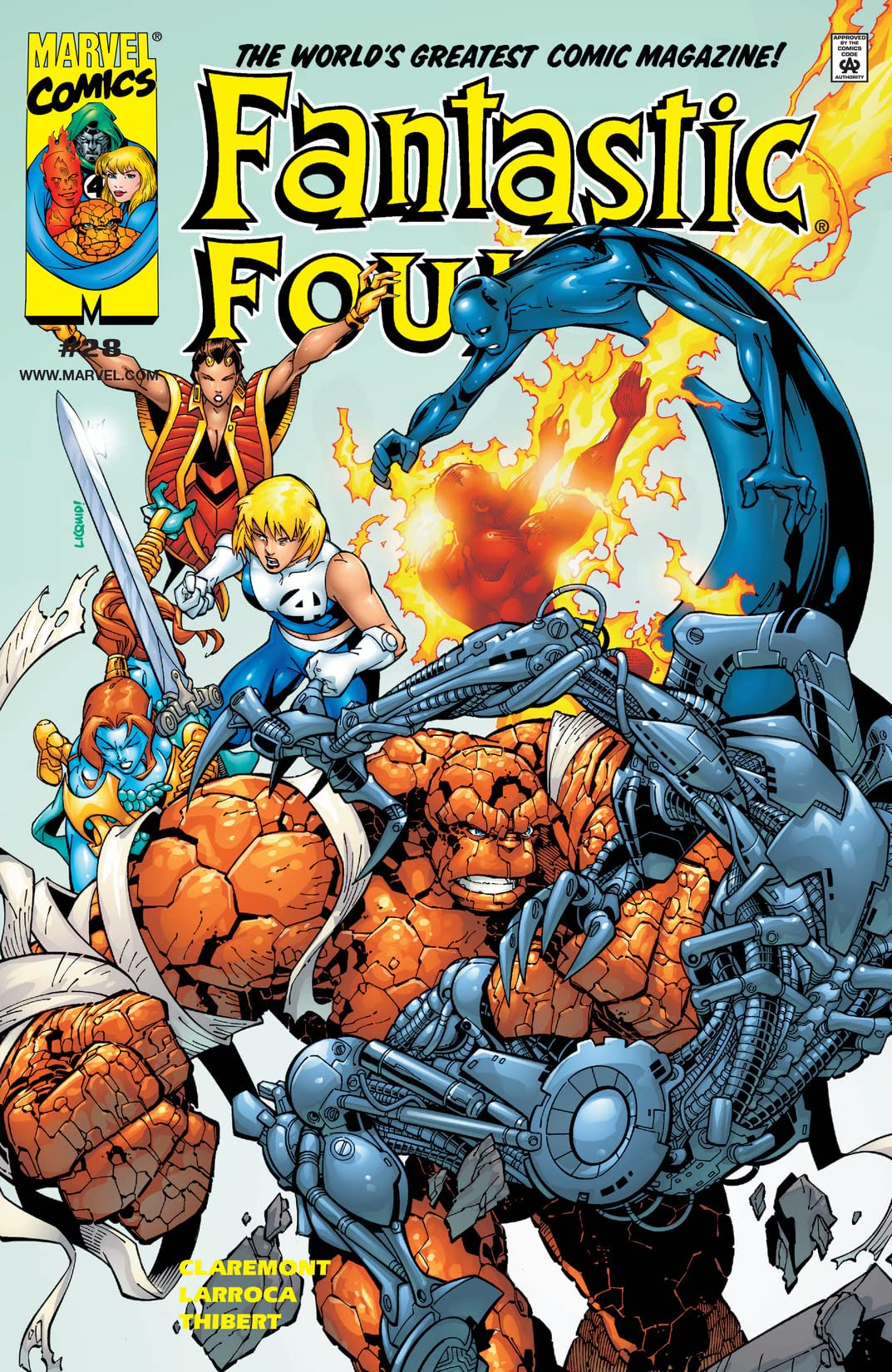 Fantastic Four (1998) #28 cover