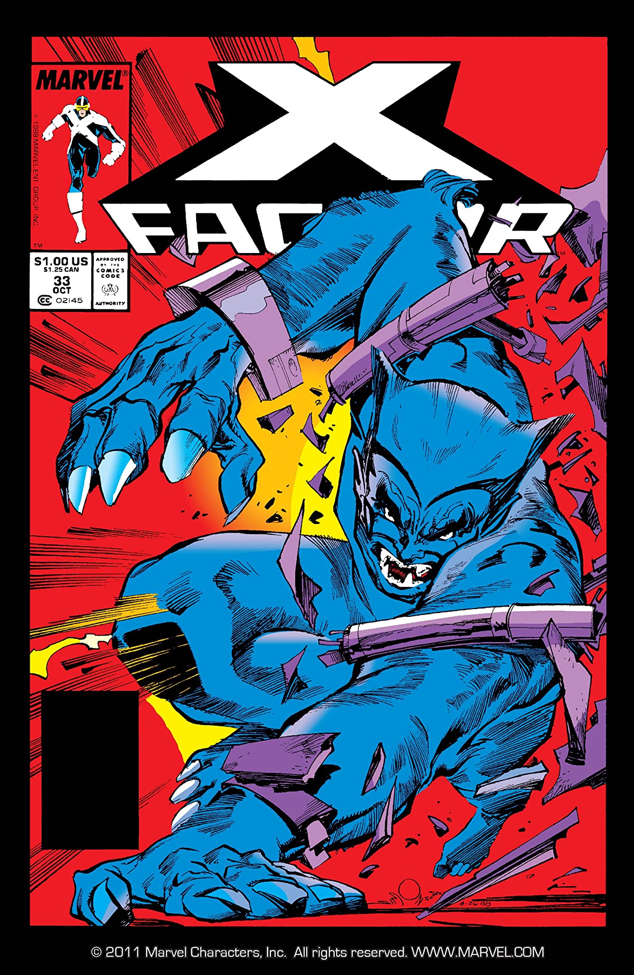 X-Factor (1986) #33 cover