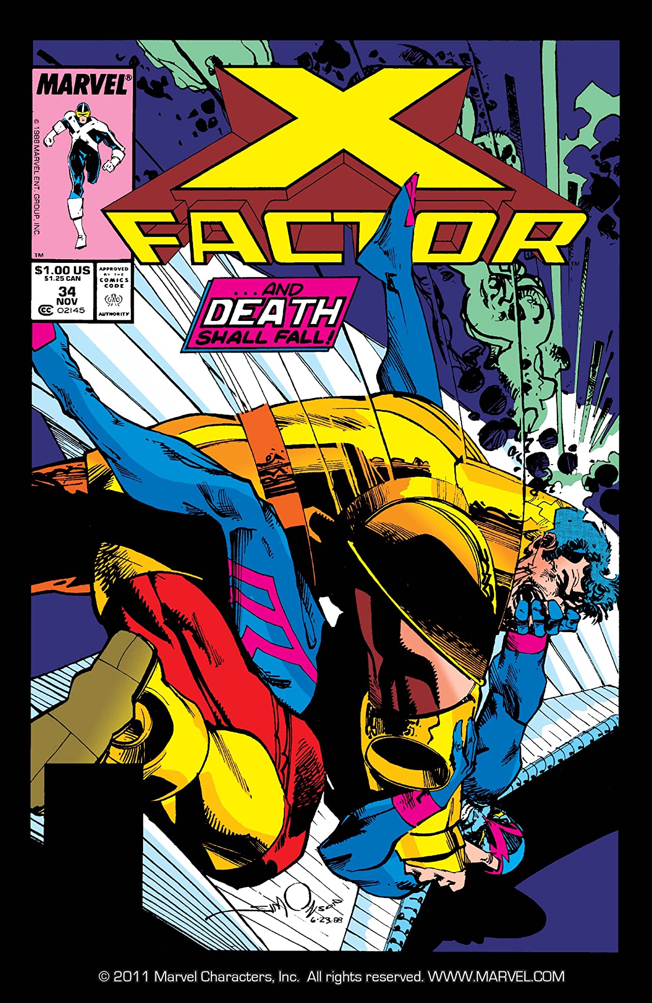 X-Factor (1986) #34 cover