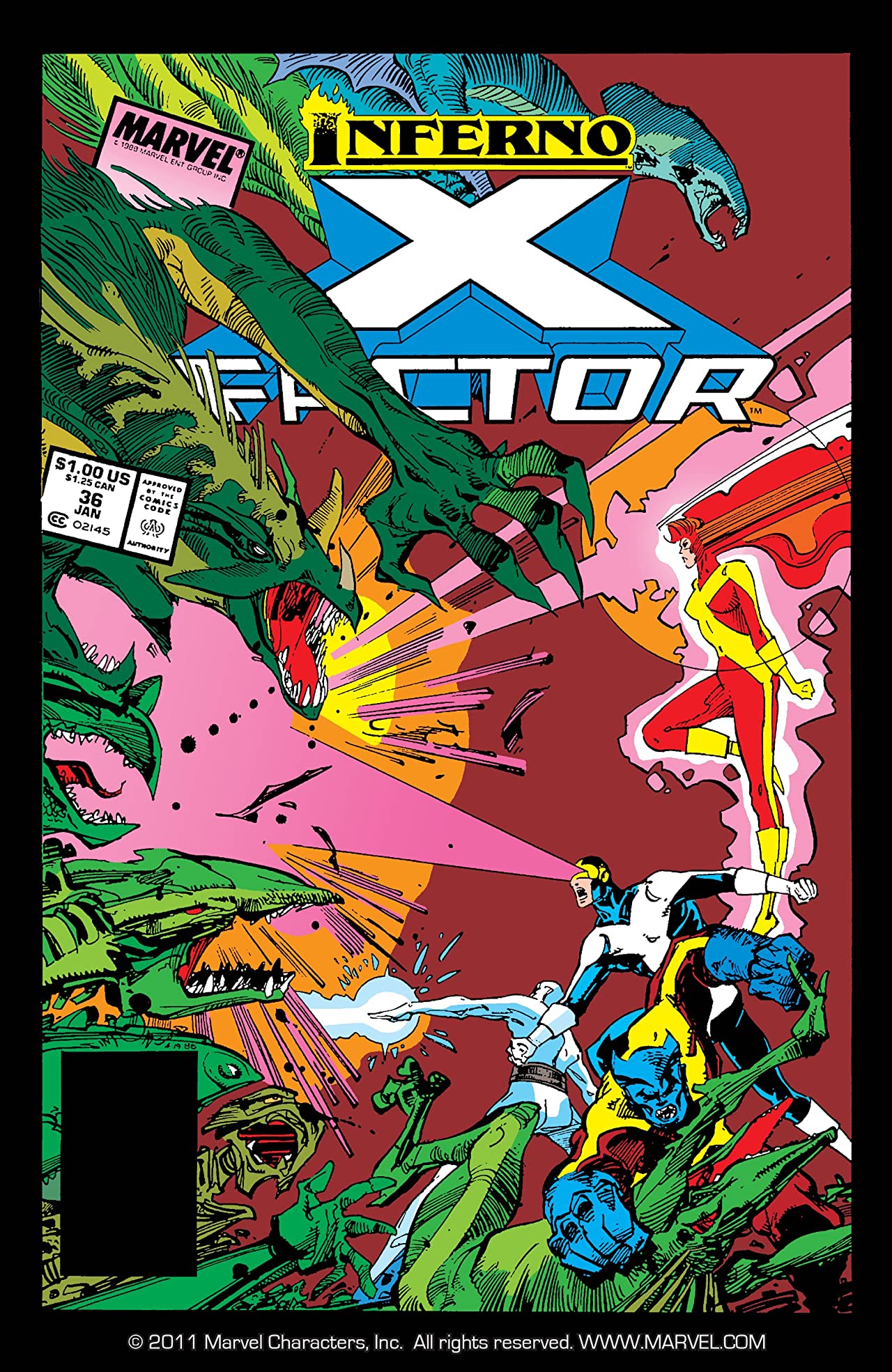 X-Factor (1986) #36 cover