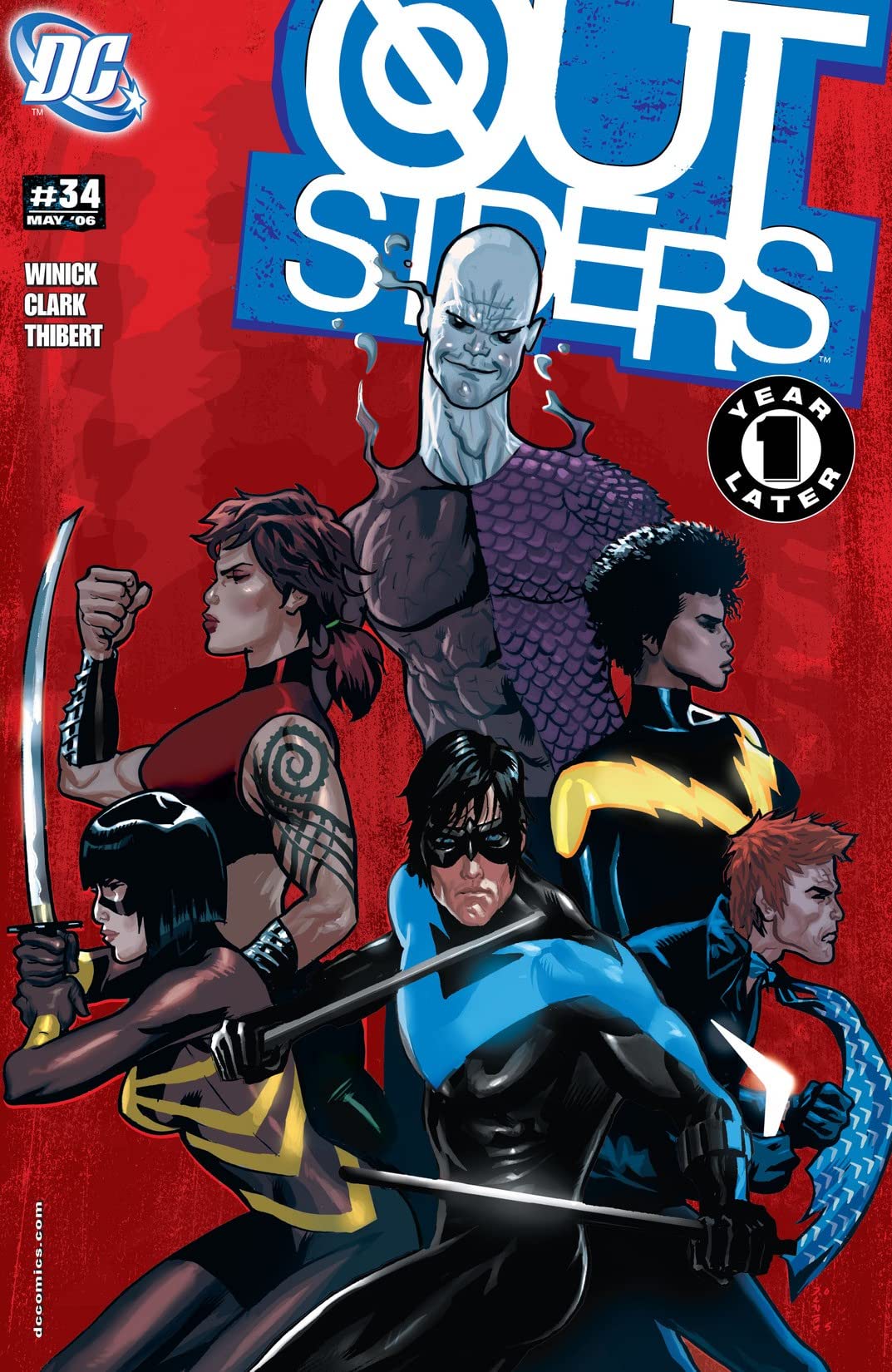 Outsiders (2003) #34 cover