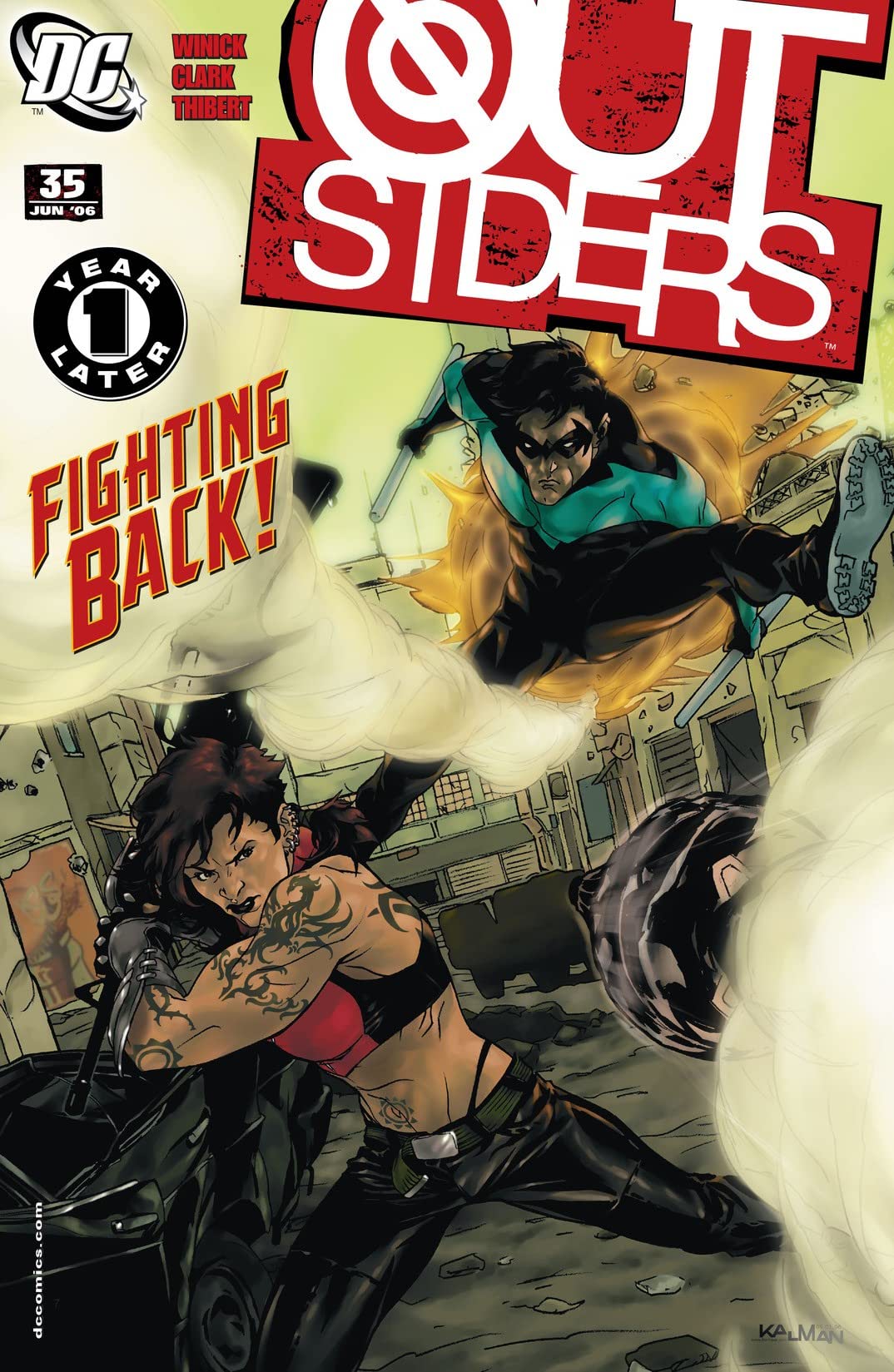 Outsiders (2003) #35 cover