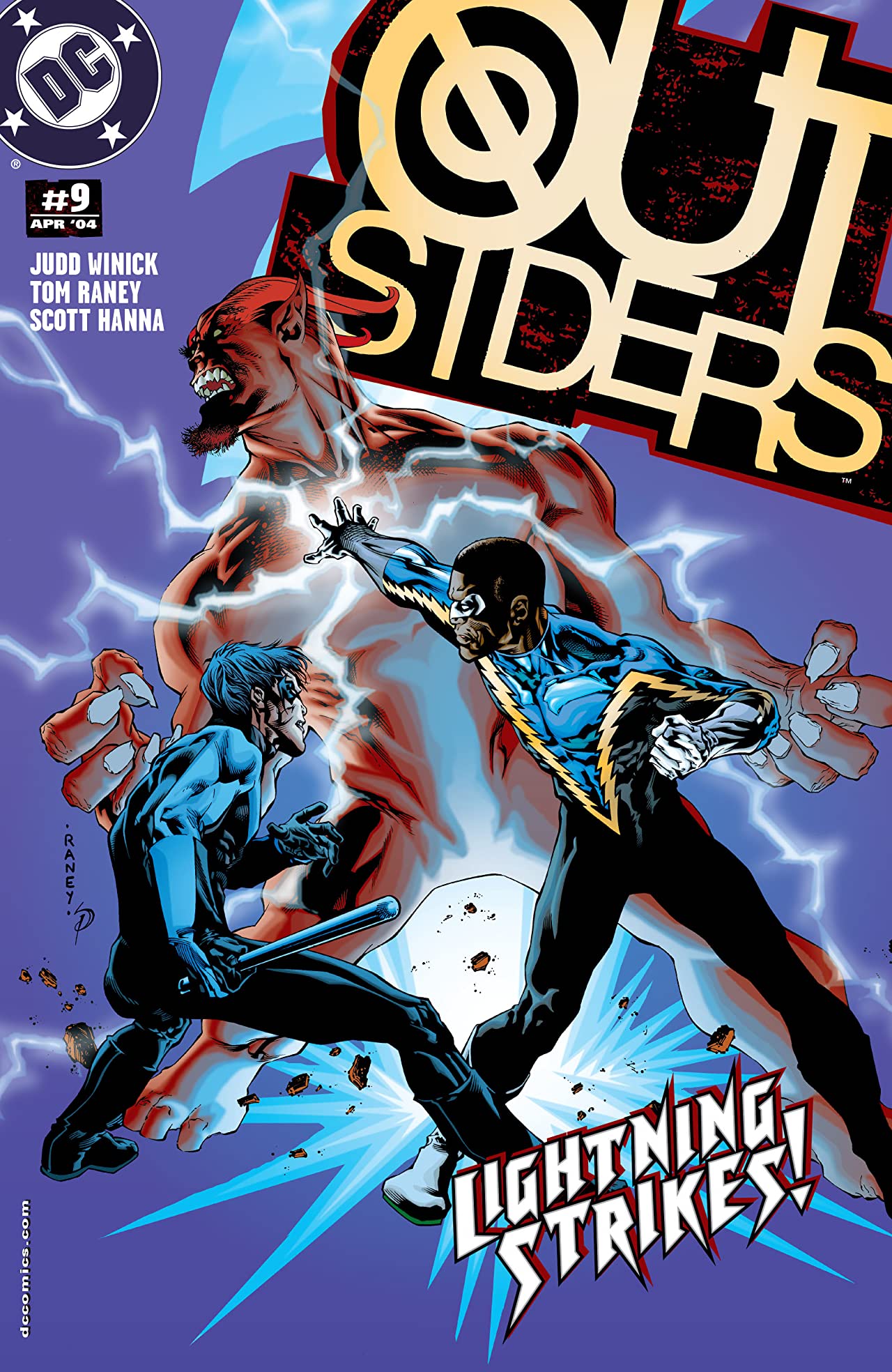 Outsiders (2003) #9 cover