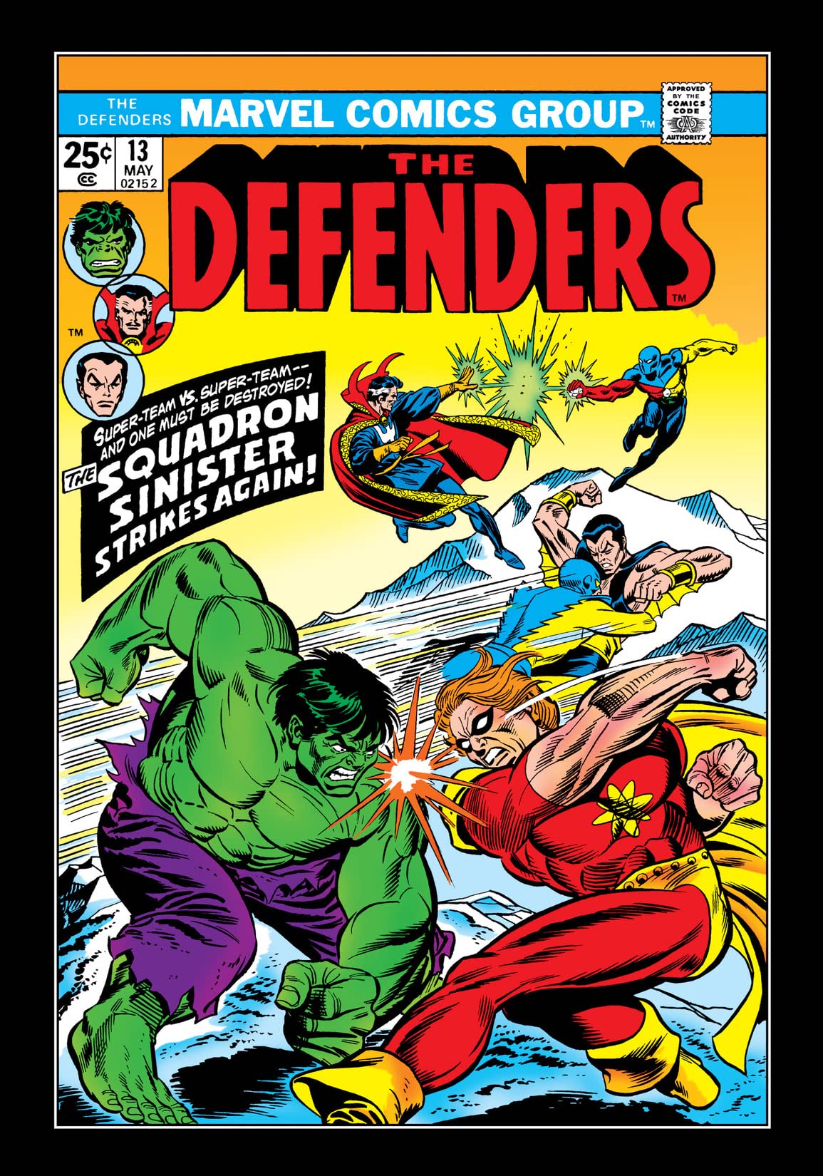 The Defenders (1972) #13 cover