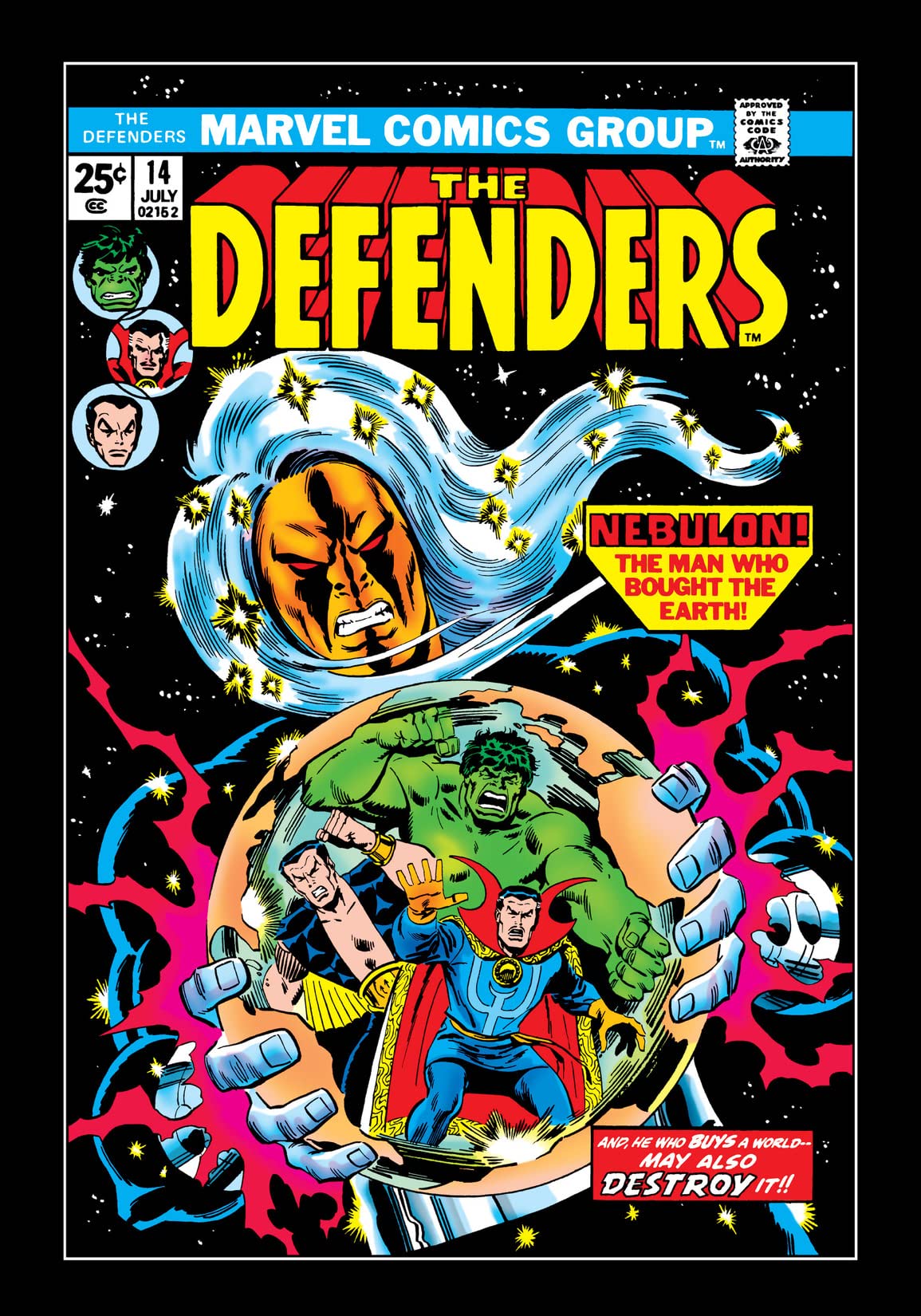 The Defenders (1972) #14 cover