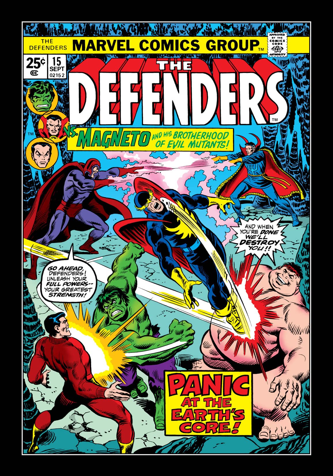 The Defenders (1972) #15 cover