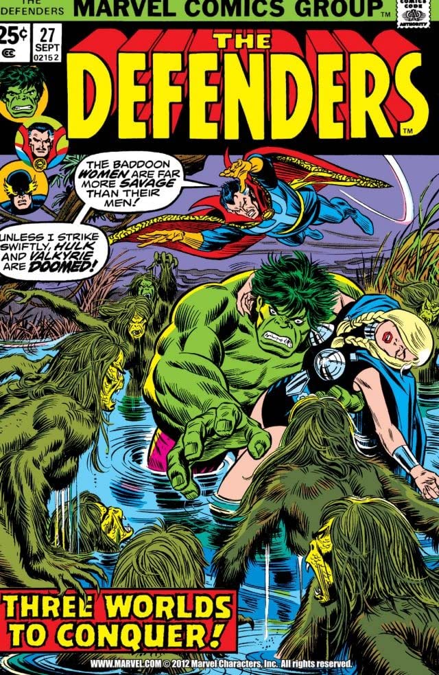 The Defenders (1972) #27 cover