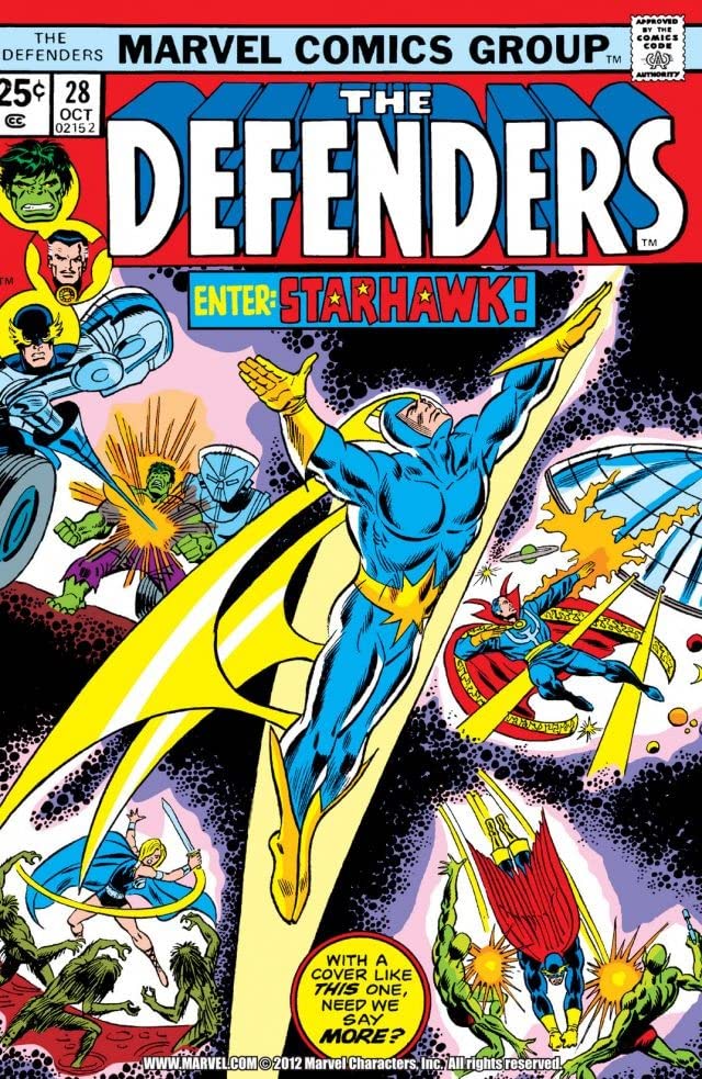 The Defenders (1972) #28 cover