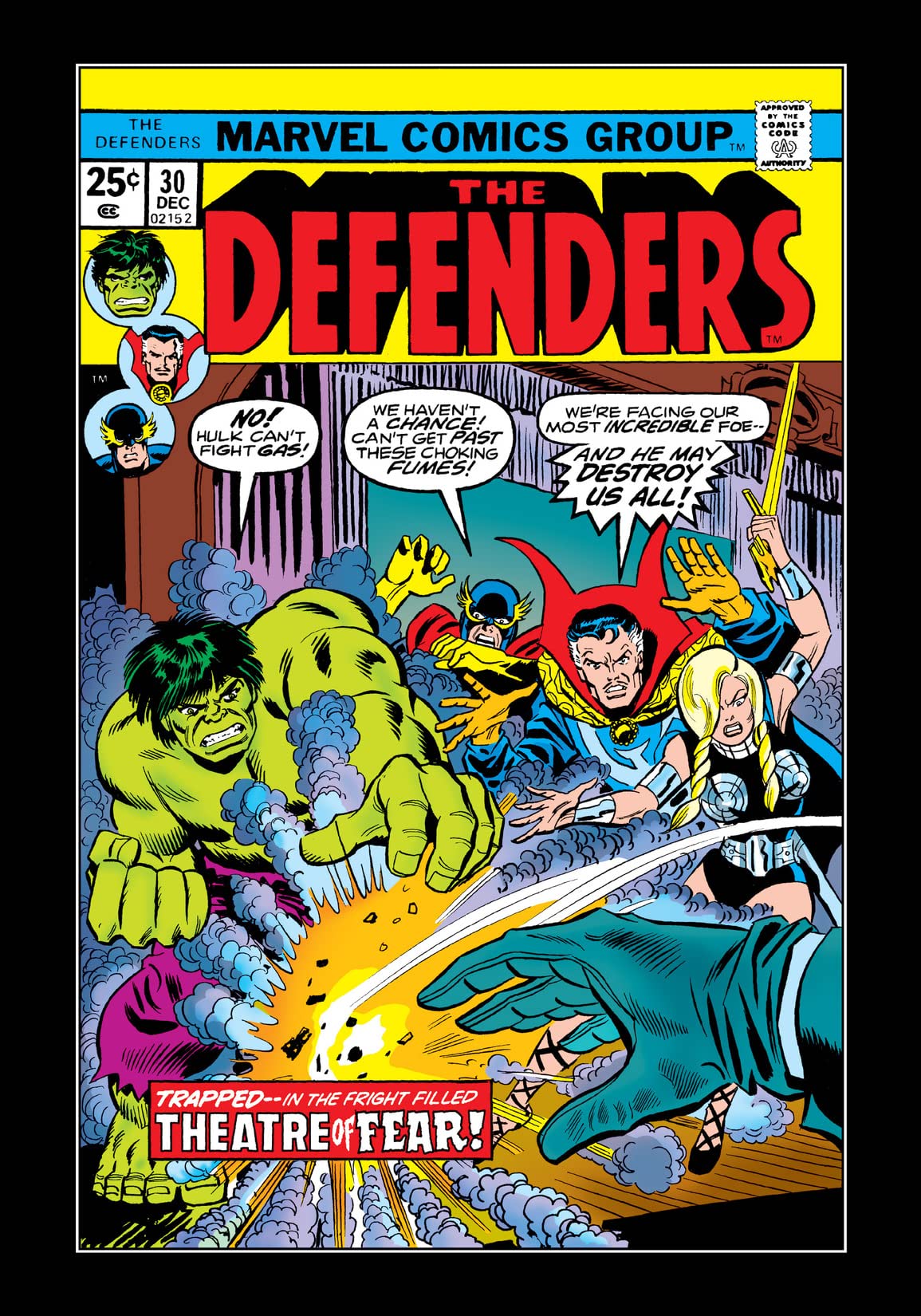 The Defenders (1972) #30 cover