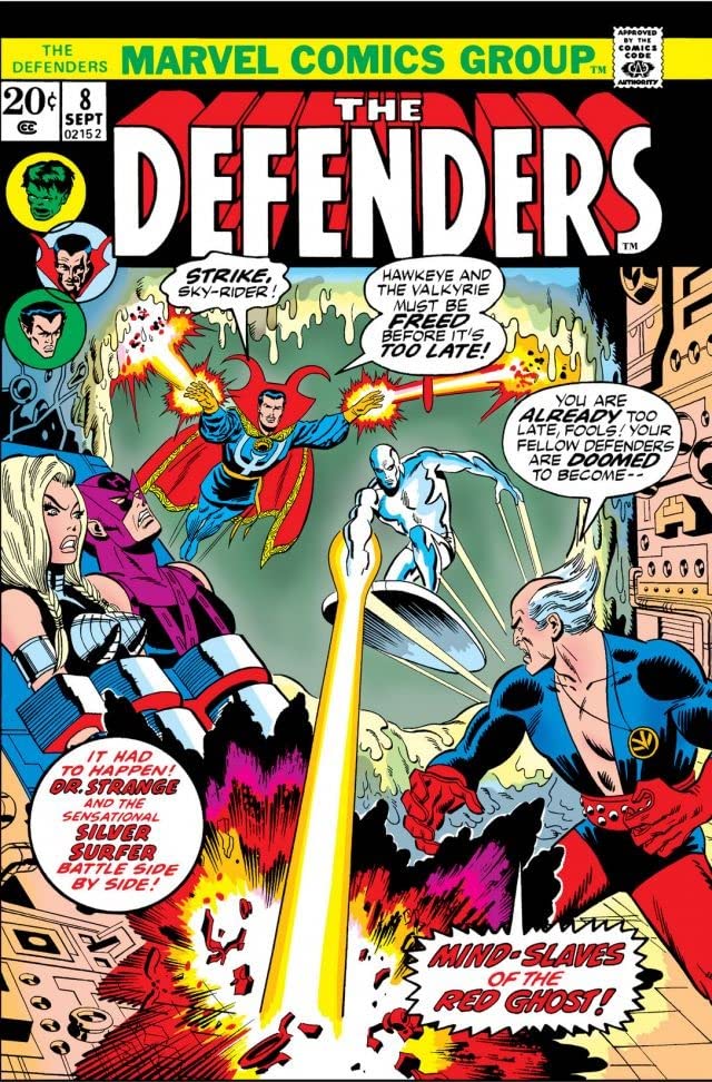The Defenders (1972) #8 cover