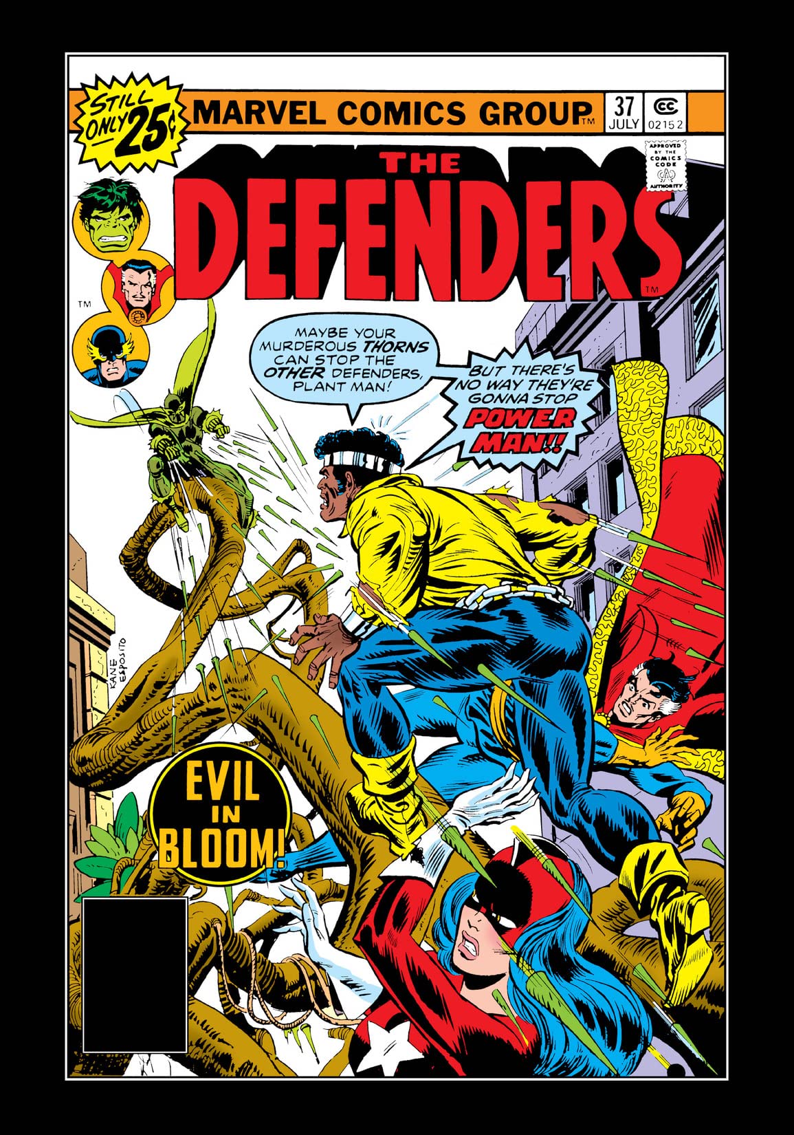 Cover of The Defenders #37