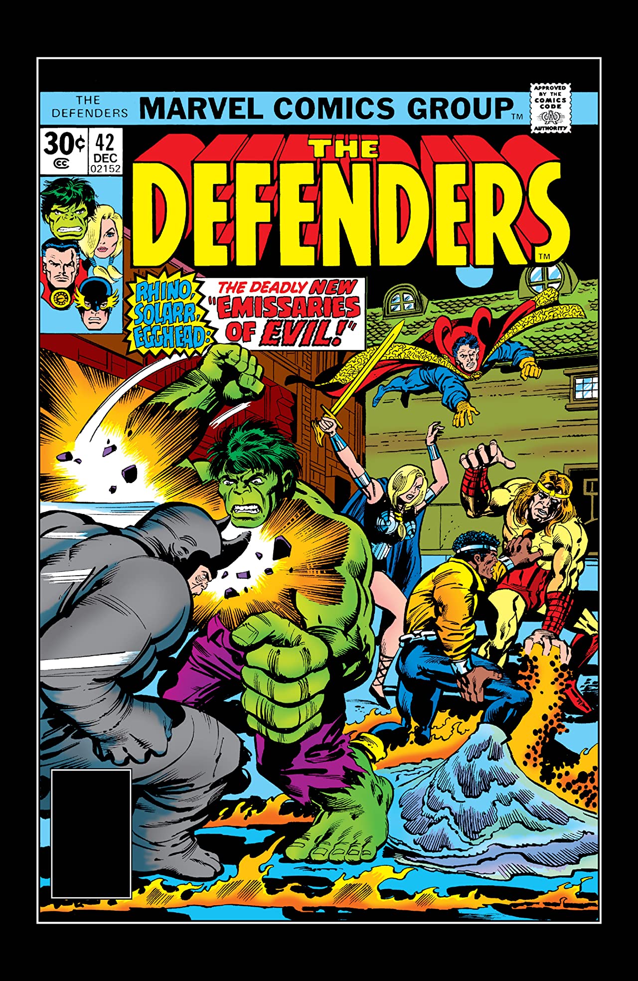 The Defenders (1972) #42 cover