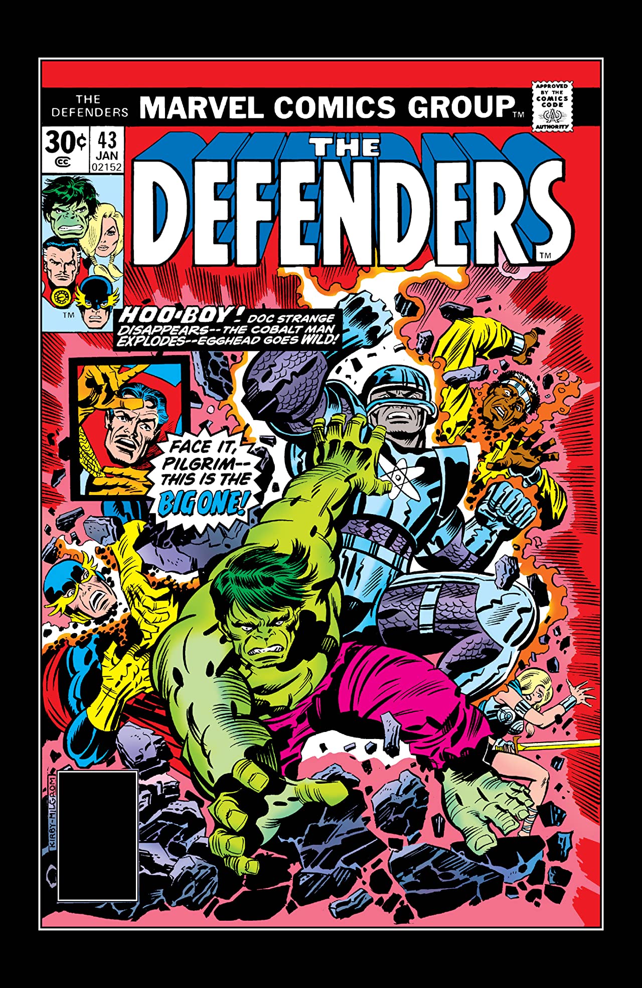 The Defenders (1972) #43 cover