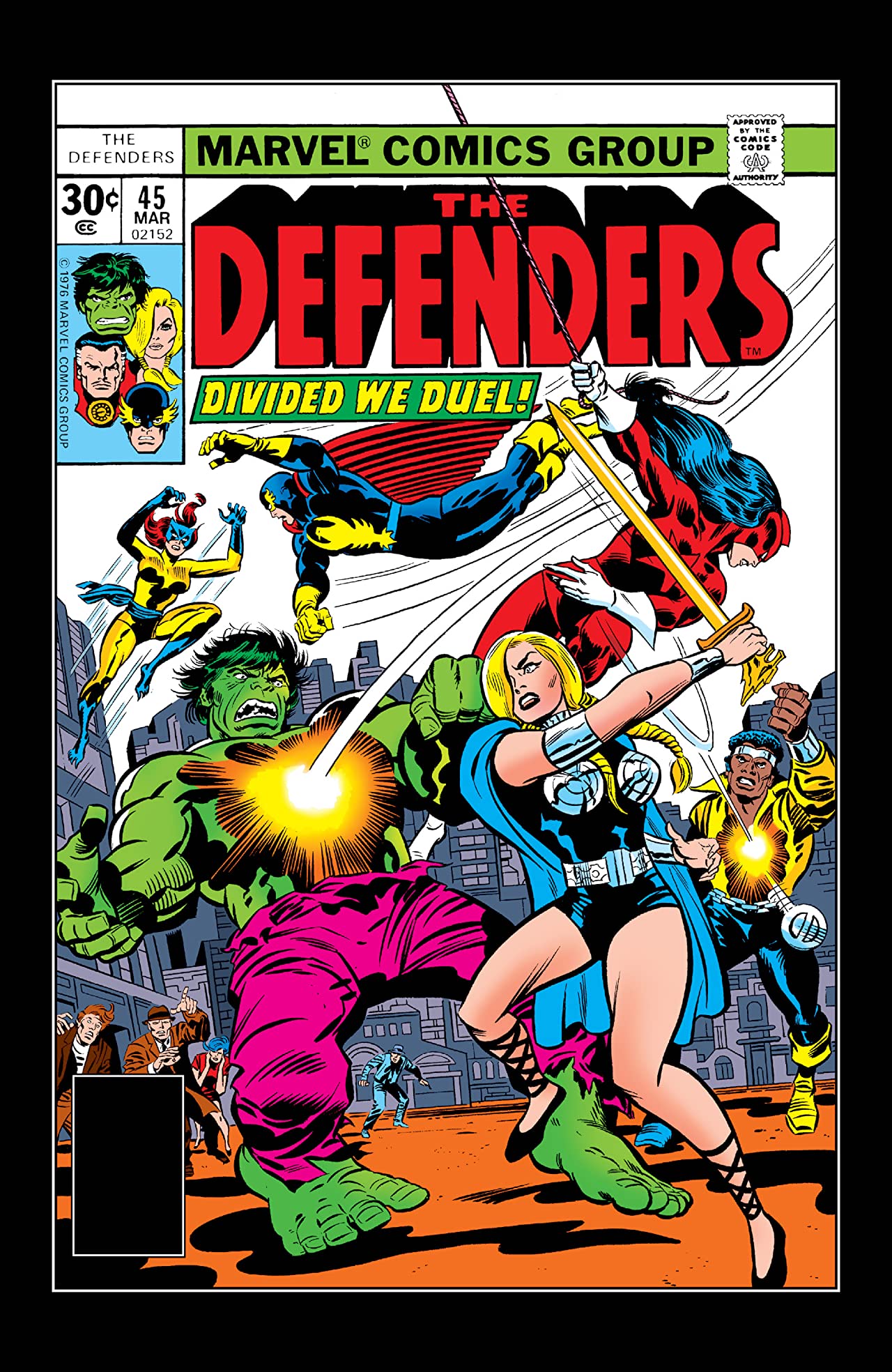 Cover of The Defenders #45